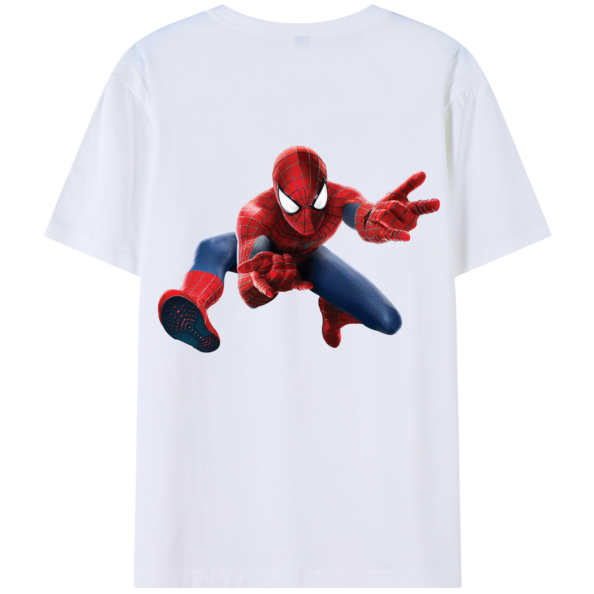 （画像用） Spider Man スパイダーマン レディース半袖Tシャツ(バックプリント)