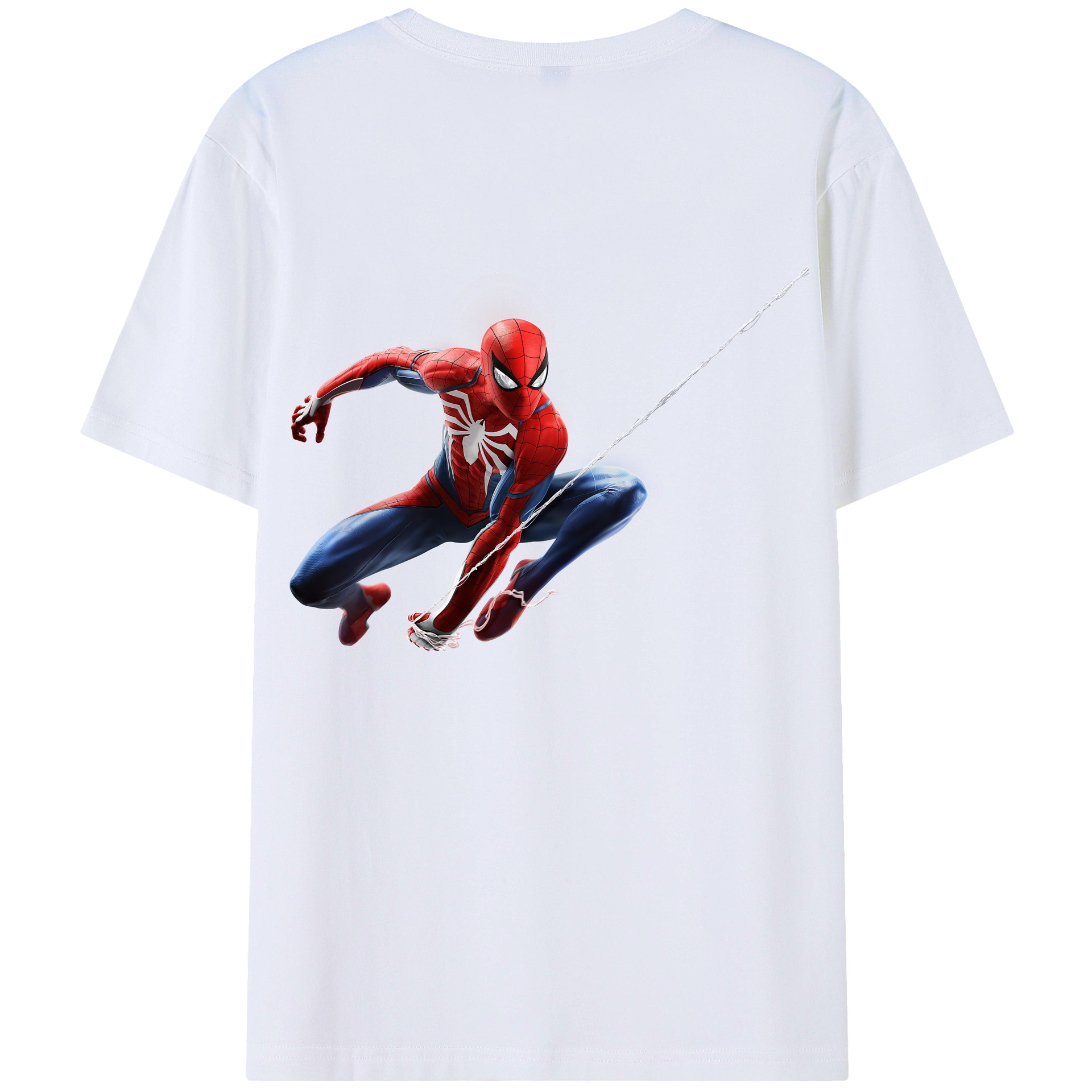 （画像用） Spider Man スパイダーマン レディース半袖Tシャツ(バックプリント)