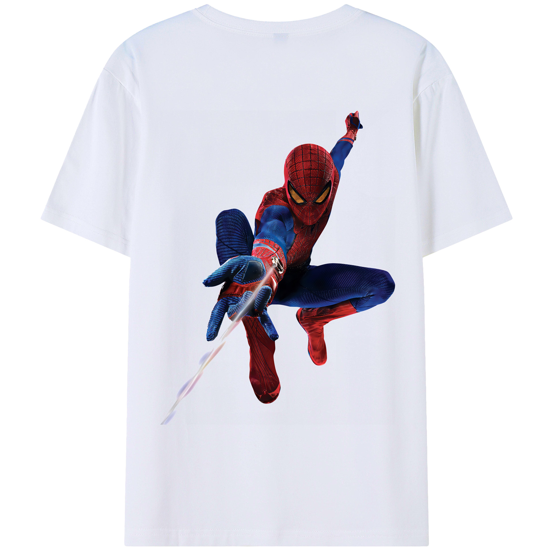 （画像用） Spider Man スパイダーマン レディース半袖Tシャツ(バックプリント)