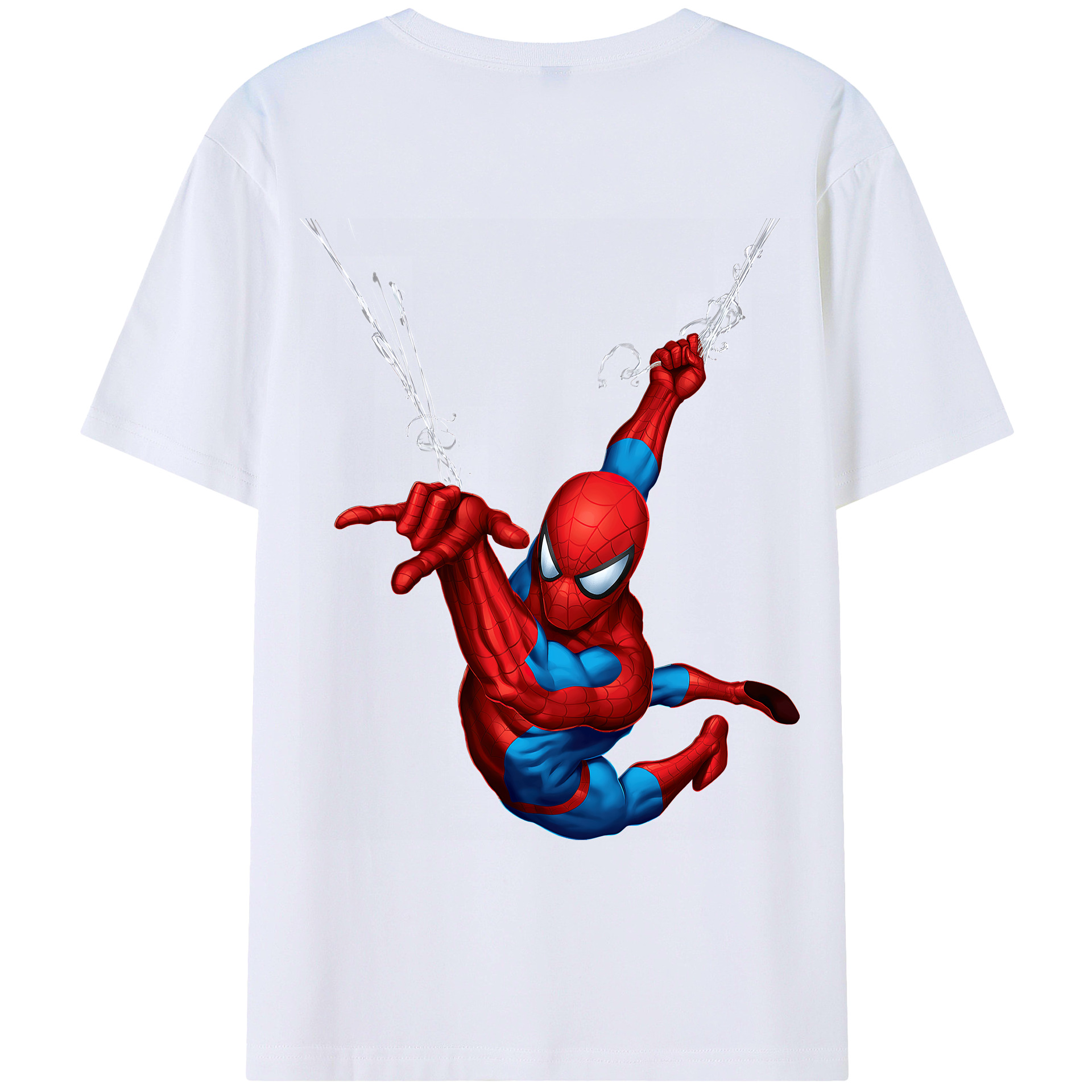 （画像用） Spider Man スパイダーマン レディース半袖Tシャツ(バックプリント)