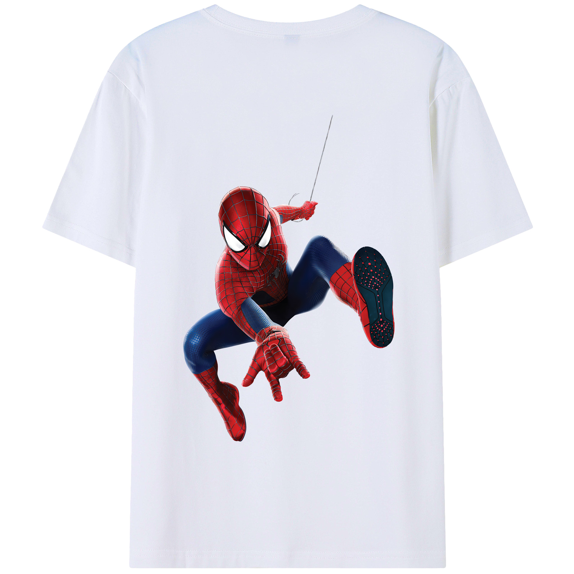 （画像用） Spider Man スパイダーマン レディース半袖Tシャツ(バックプリント)