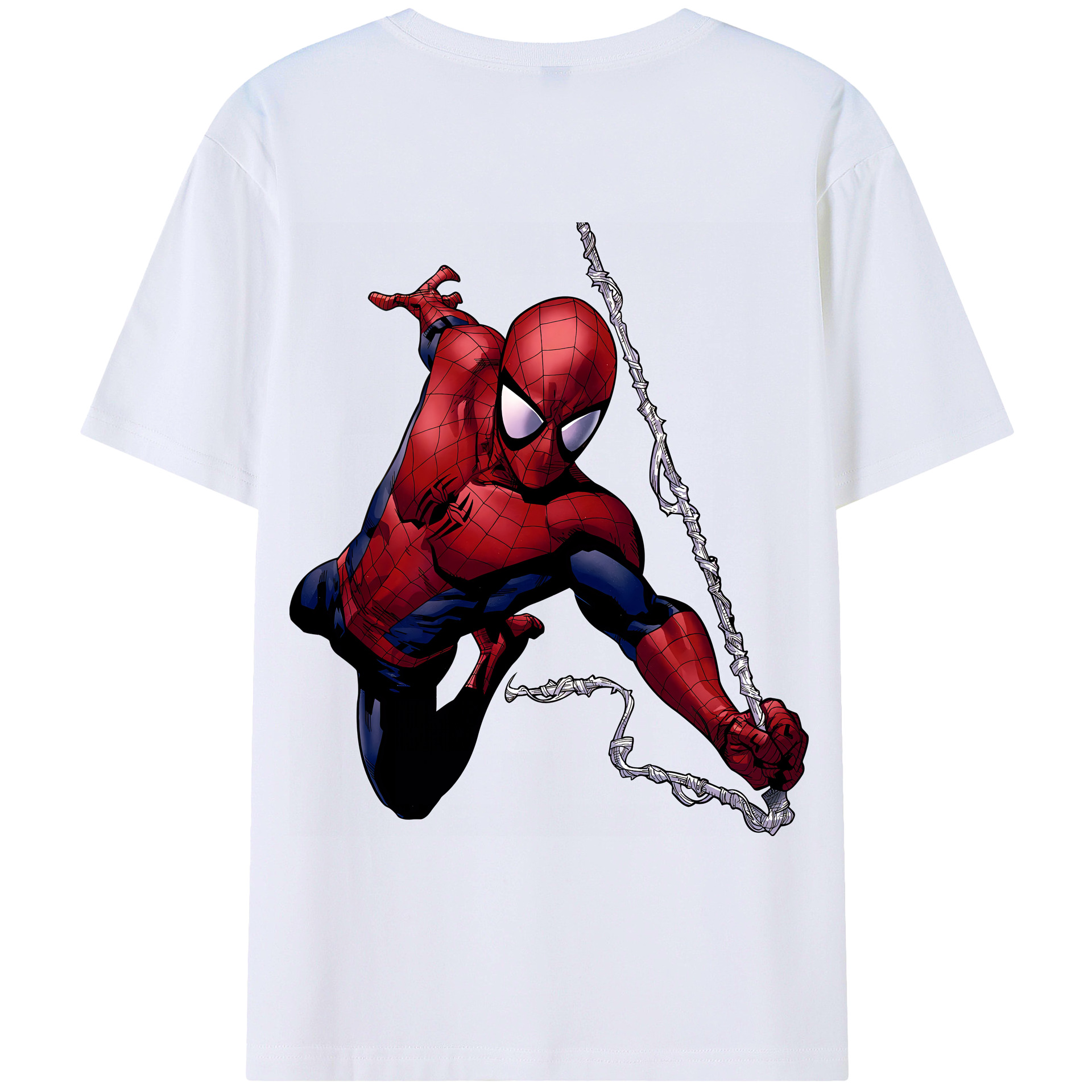 （画像用） Spider Man スパイダーマン レディース半袖Tシャツ(バックプリント)