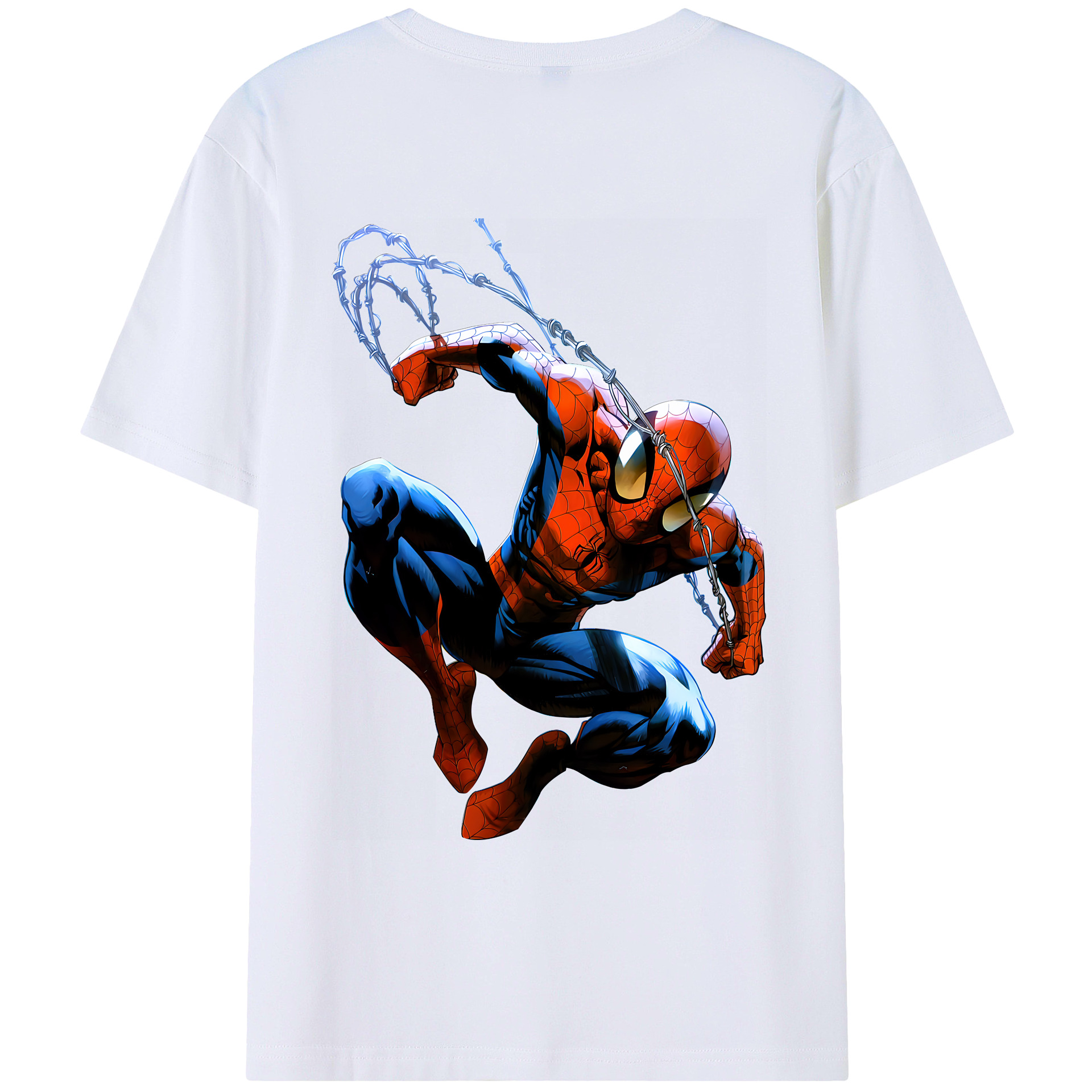 （画像用） Spider Man スパイダーマン レディース半袖Tシャツ(バックプリント)