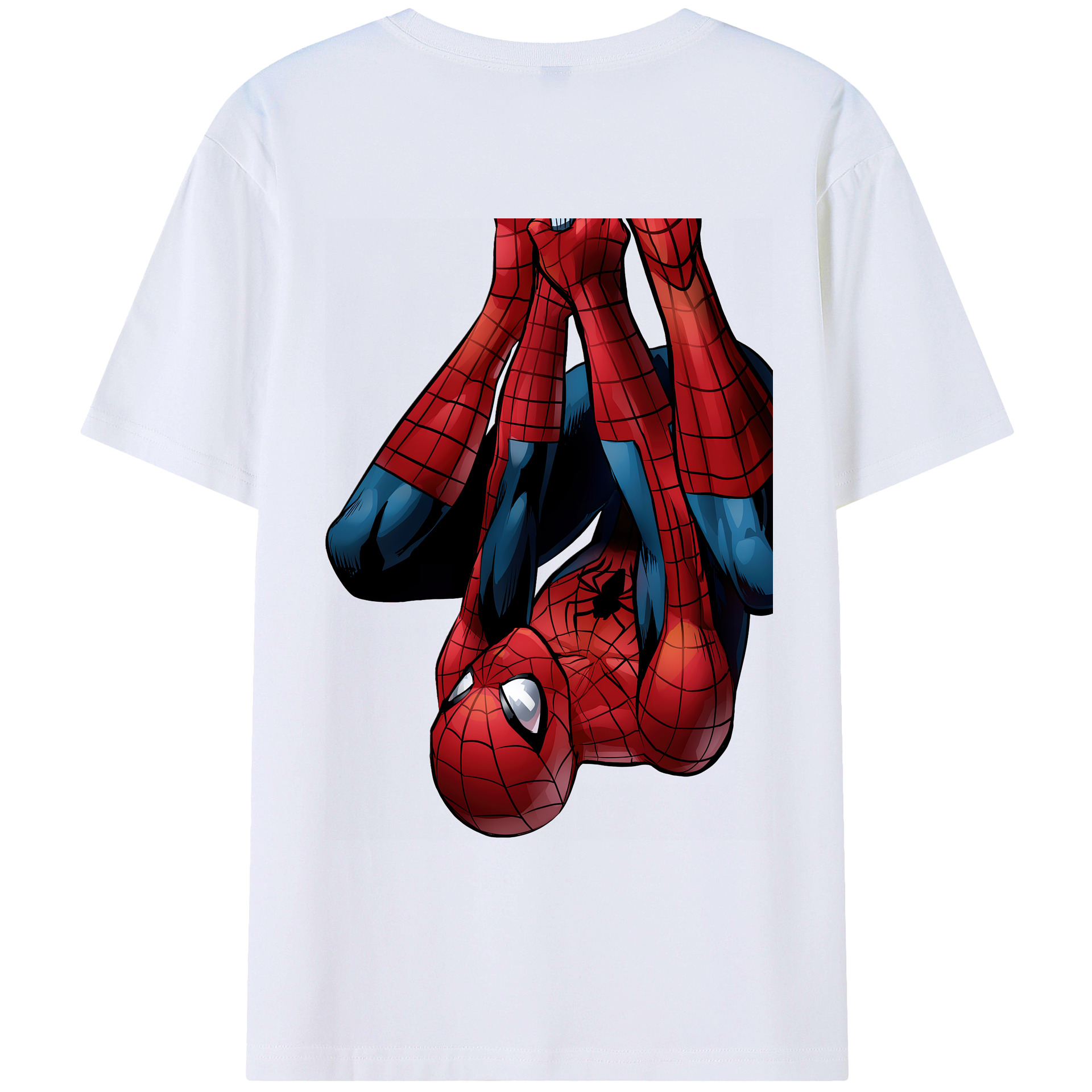 （画像用） Spider Man スパイダーマン レディース半袖Tシャツ(バックプリント)