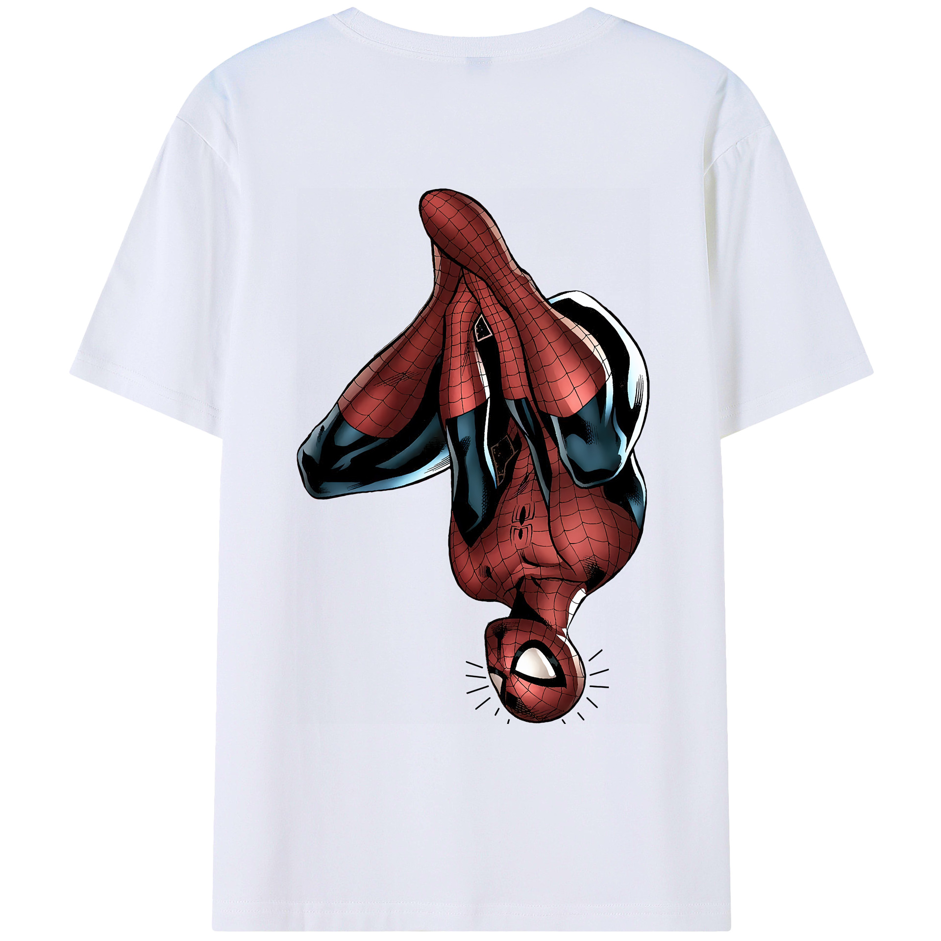 （画像用） Spider Man スパイダーマン レディース半袖Tシャツ(バックプリント)