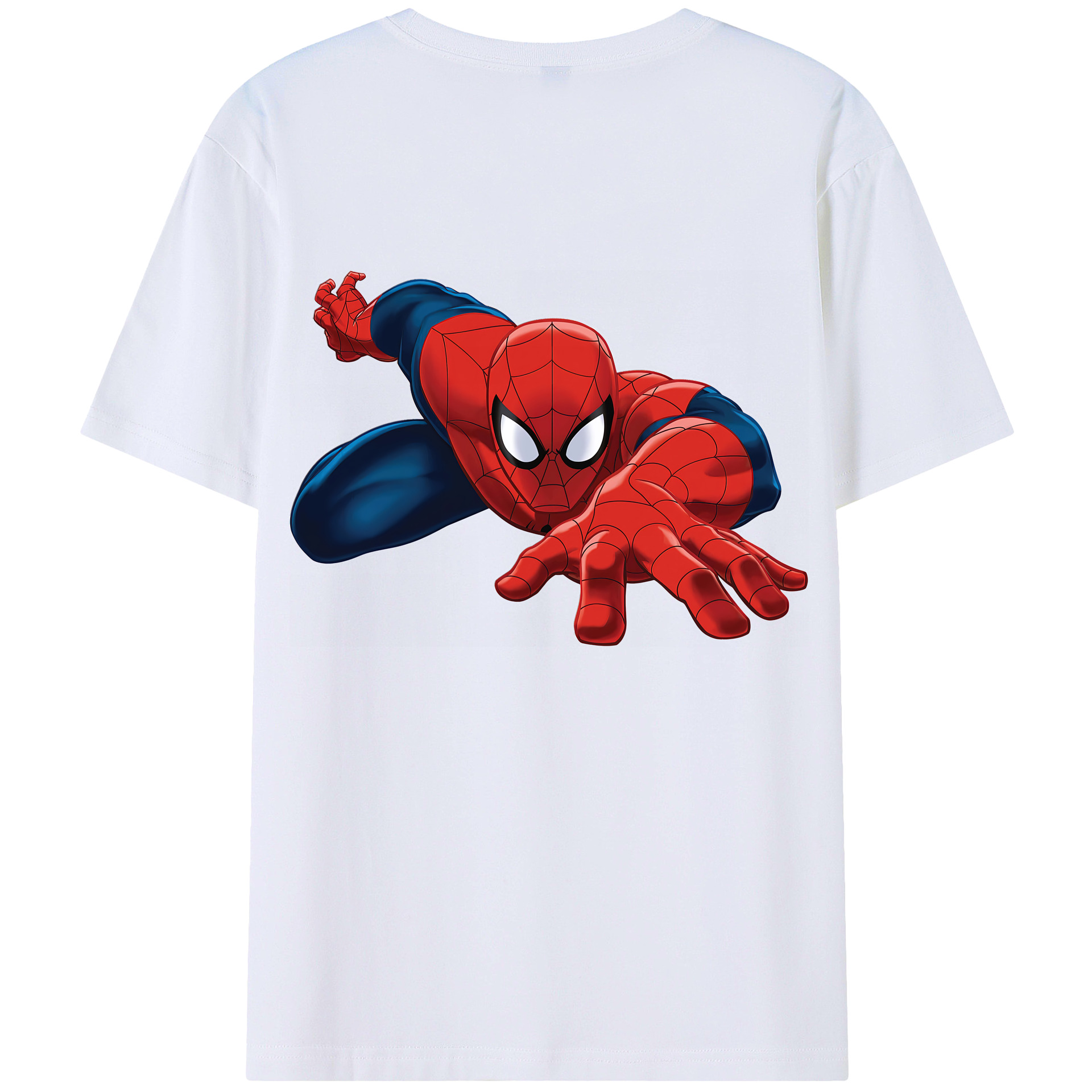 （画像用） Spider Man スパイダーマン レディース半袖Tシャツ(バックプリント)