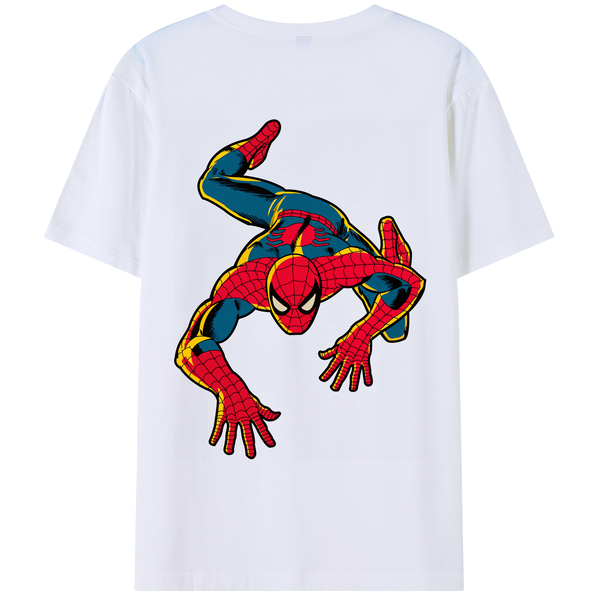 （画像用） Spider Man スパイダーマン レディース半袖Tシャツ(バックプリント)