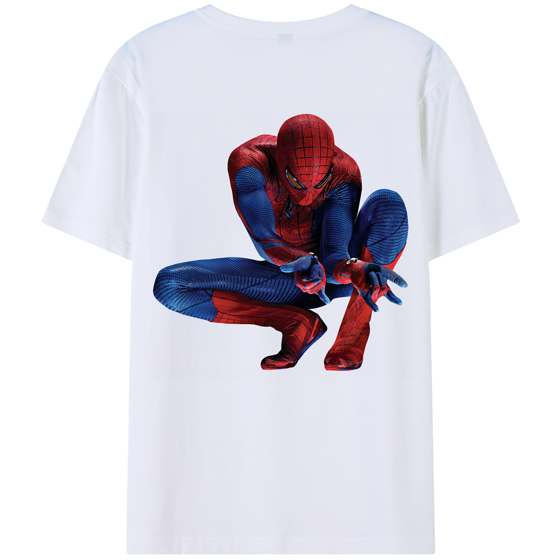 （画像用） Spider Man スパイダーマン レディース半袖Tシャツ(バックプリント)