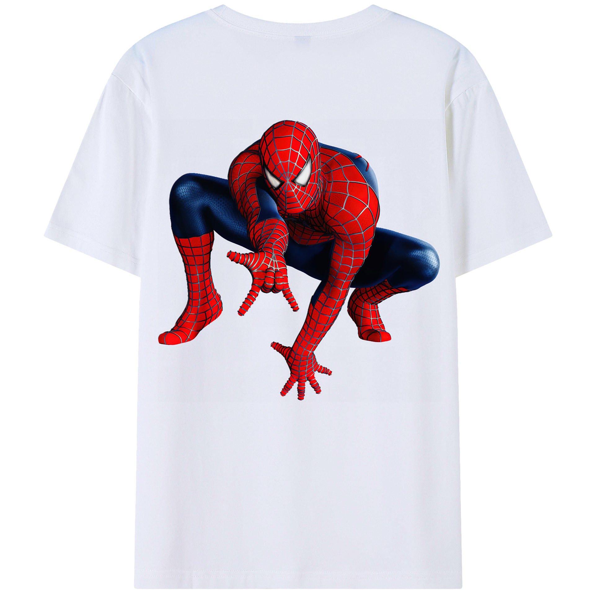 （画像用） Spider Man スパイダーマン レディース半袖Tシャツ(バックプリント)