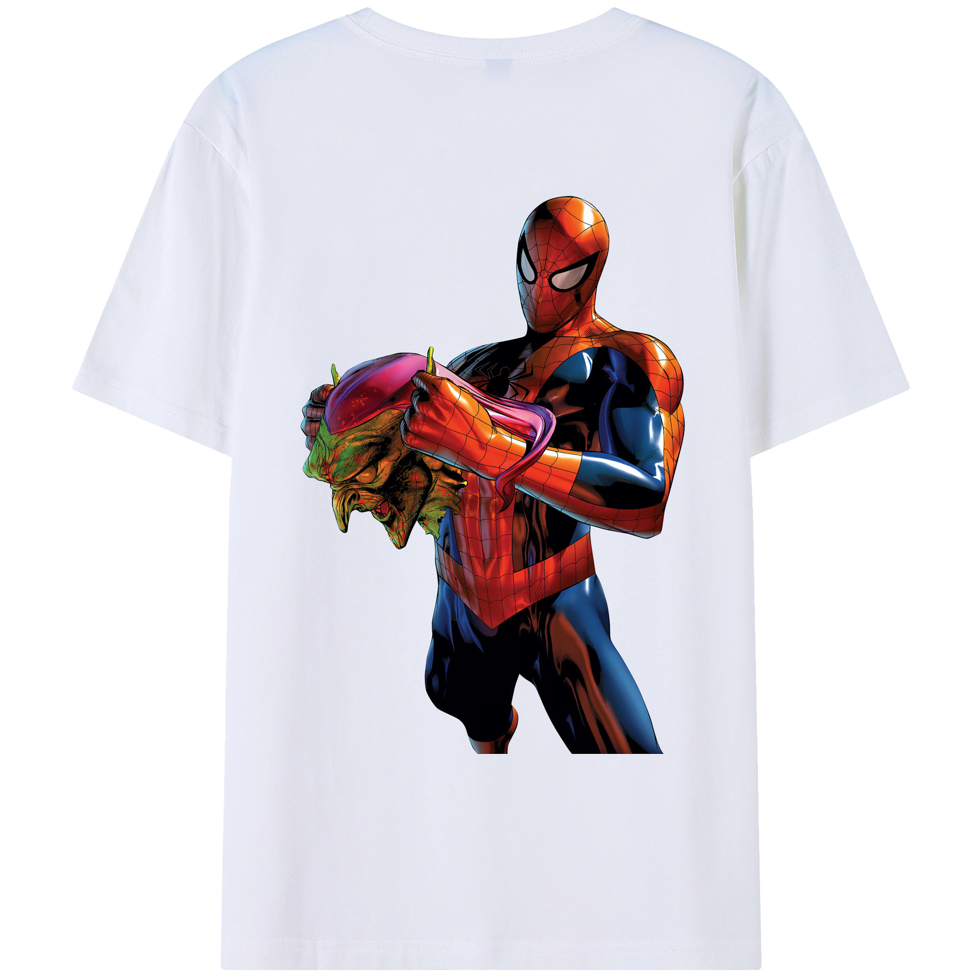 （画像用） Spider Man スパイダーマン レディース半袖Tシャツ(バックプリント)
