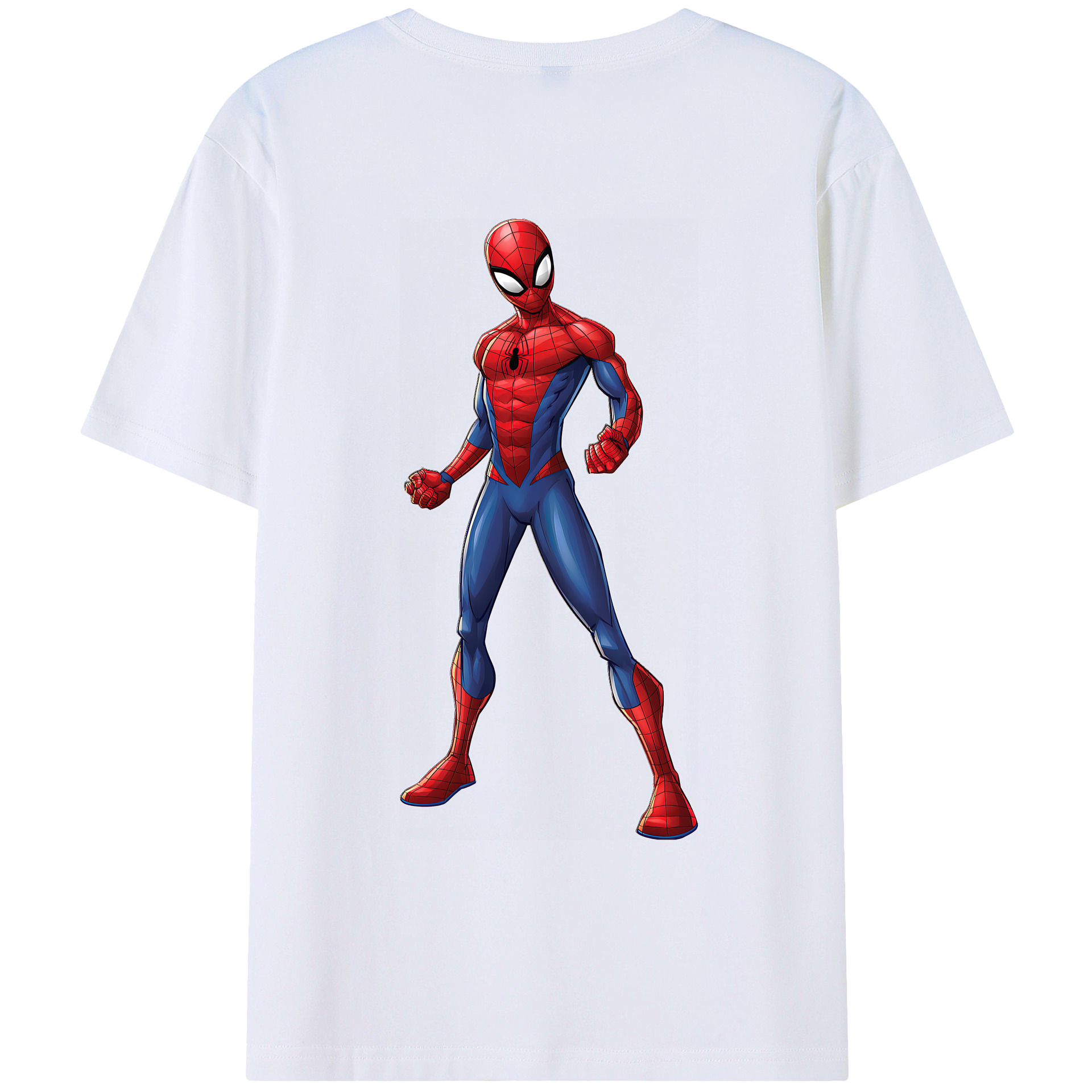 （画像用） Spider Man スパイダーマン レディース半袖Tシャツ(バックプリント)
