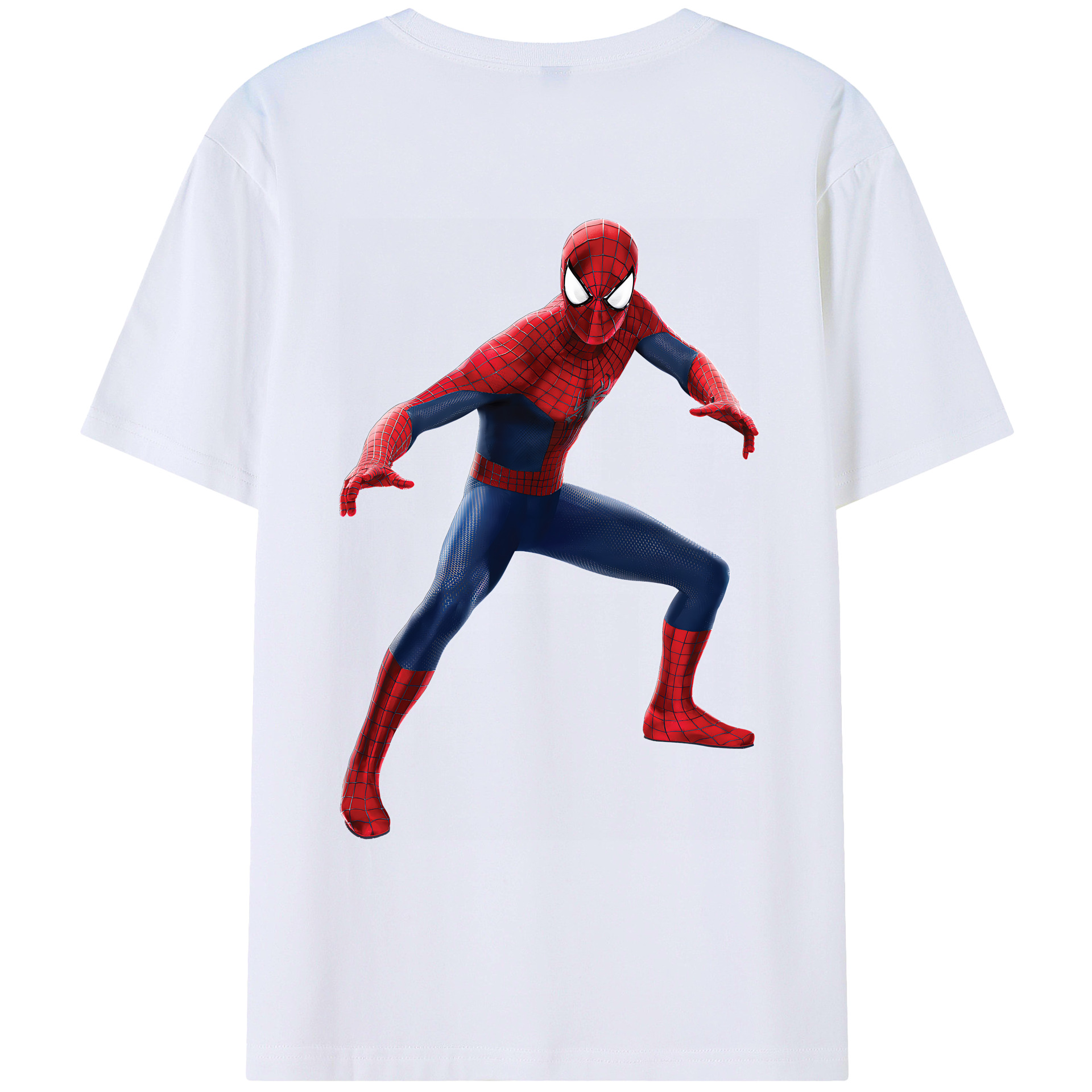 （画像用） Spider Man スパイダーマン レディース半袖Tシャツ(バックプリント)