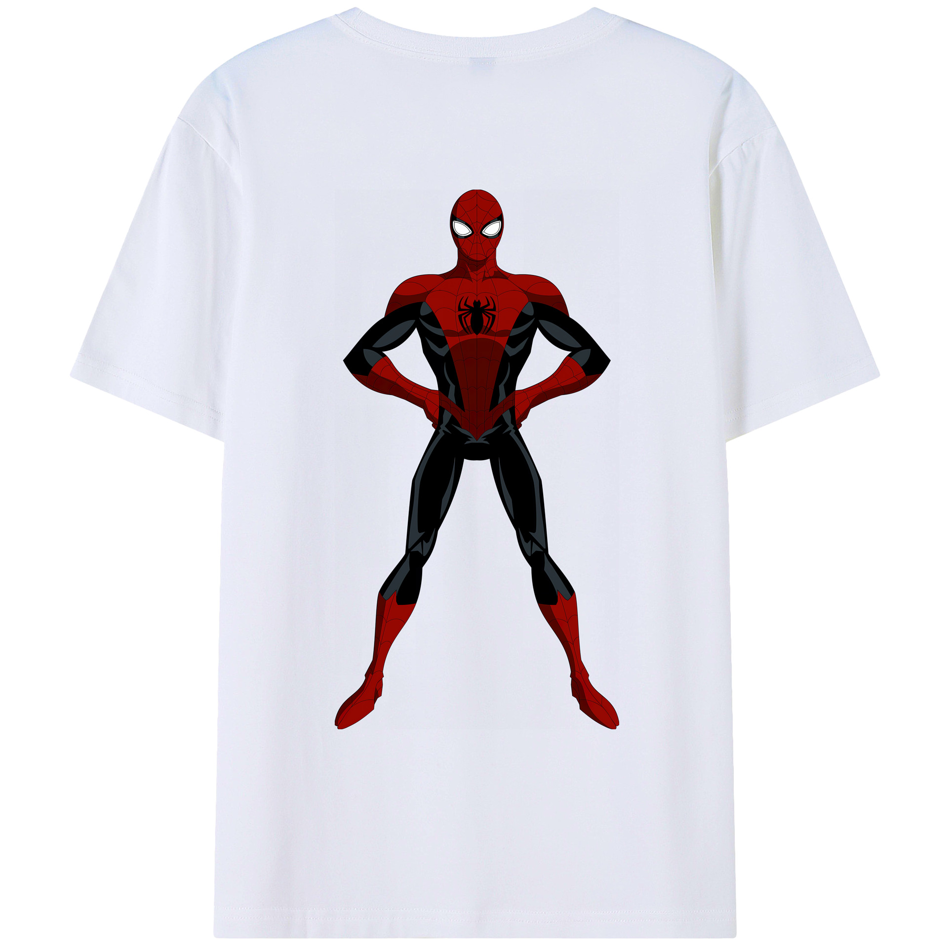 （画像用） Spider Man スパイダーマン レディース半袖Tシャツ(バックプリント)