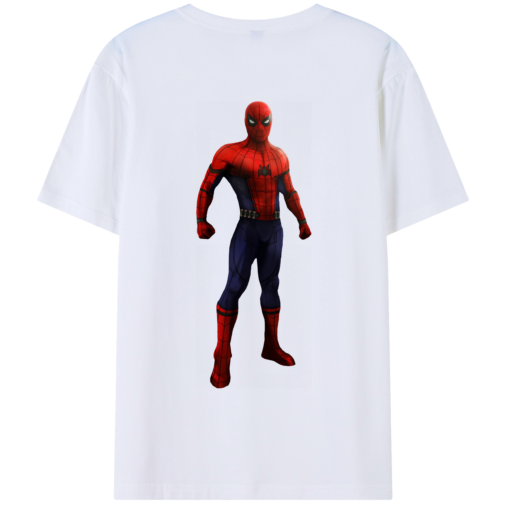 （画像用） Spider Man スパイダーマン レディース半袖Tシャツ(バックプリント)