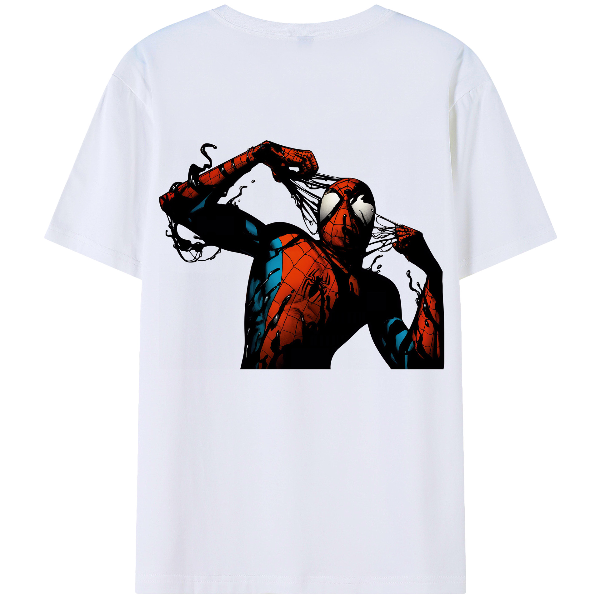 （画像用） Spider Man スパイダーマン レディース半袖Tシャツ(バックプリント)
