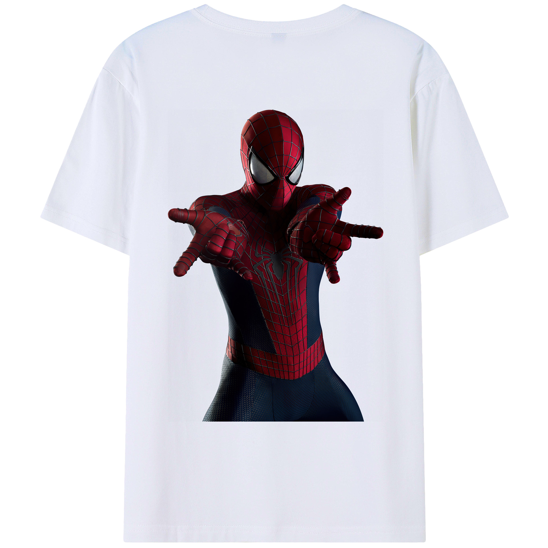 （画像用） Spider Man スパイダーマン レディース半袖Tシャツ(バックプリント)