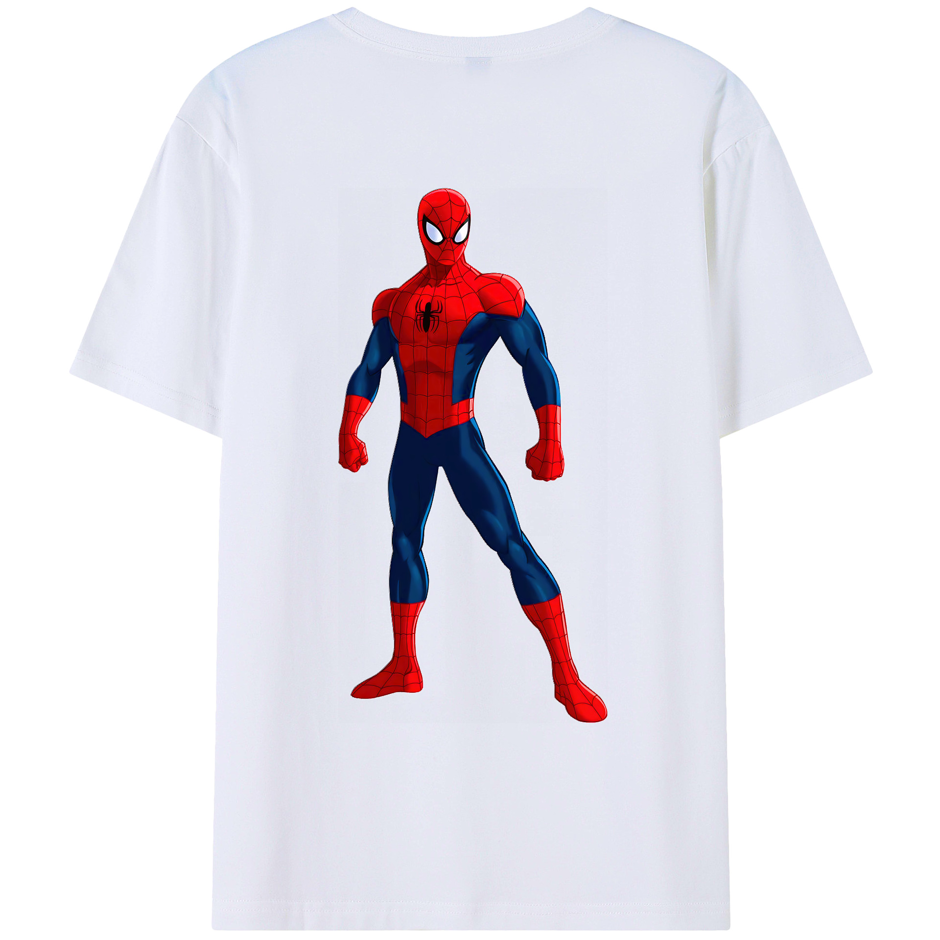 （画像用） Spider Man スパイダーマン レディース半袖Tシャツ(バックプリント)