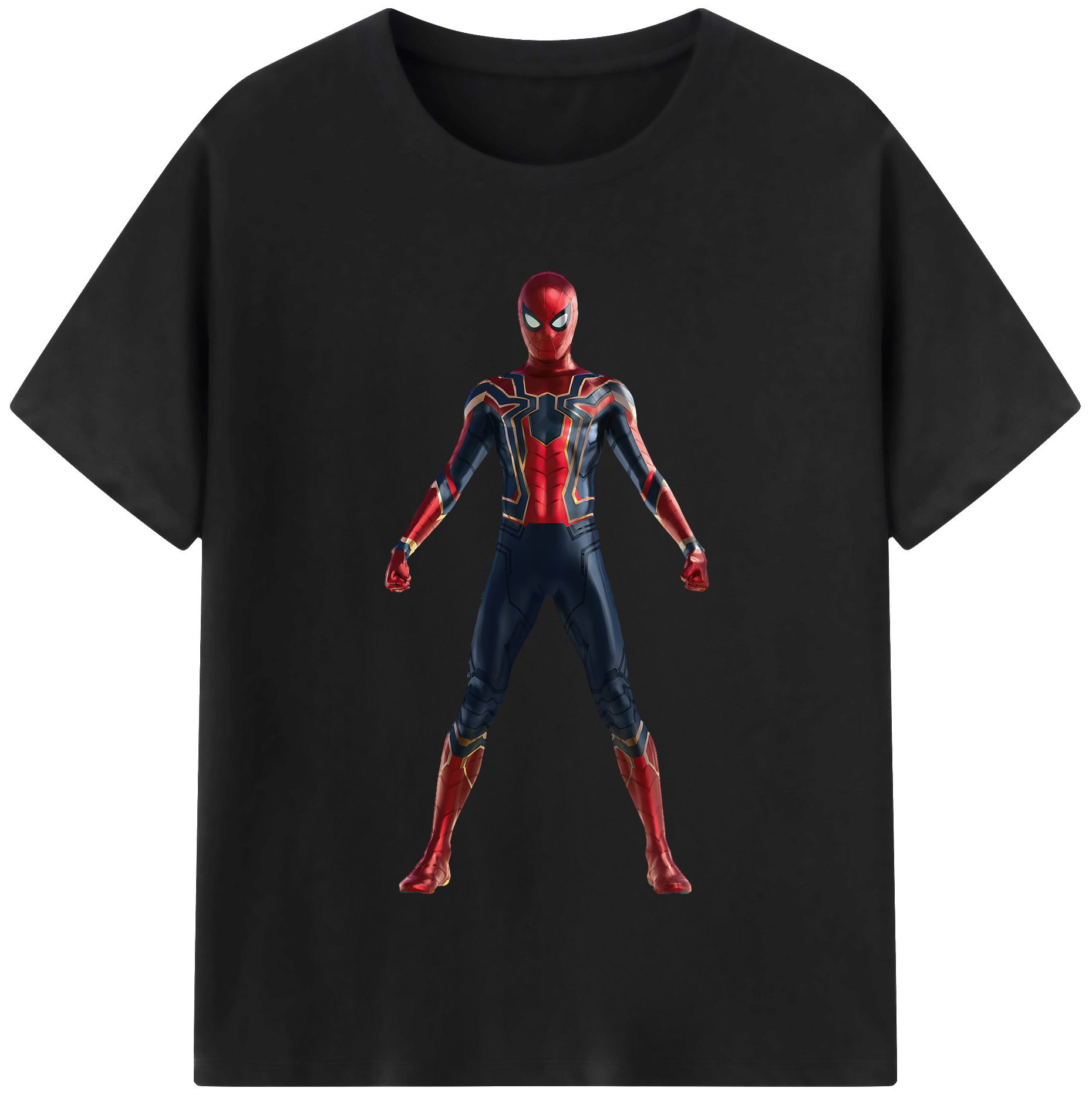 （画像用） Spider Man スパイダーマン レディースカジュアルプリントTシャツ（綿100％）