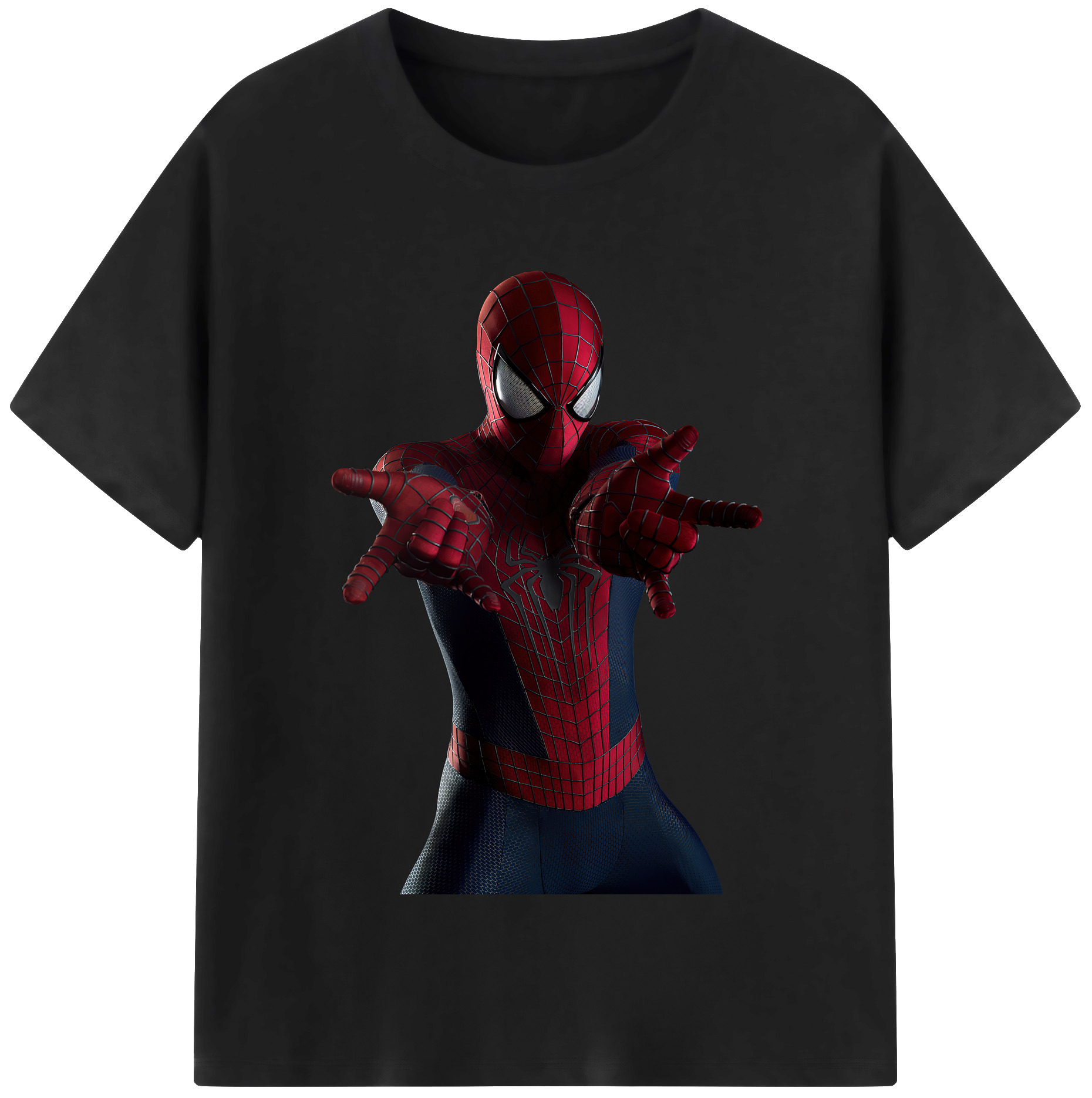（画像用） Spider Man スパイダーマン レディースカジュアルプリントTシャツ（綿100％）