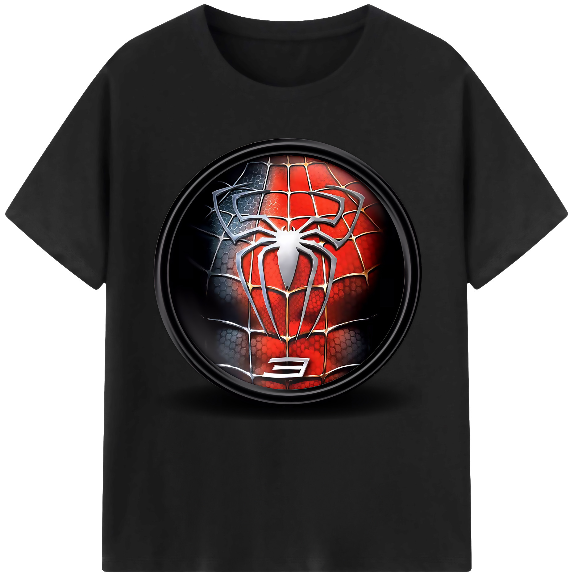 （画像用） Spider Man スパイダーマン レディースカジュアルプリントTシャツ（綿100％）
