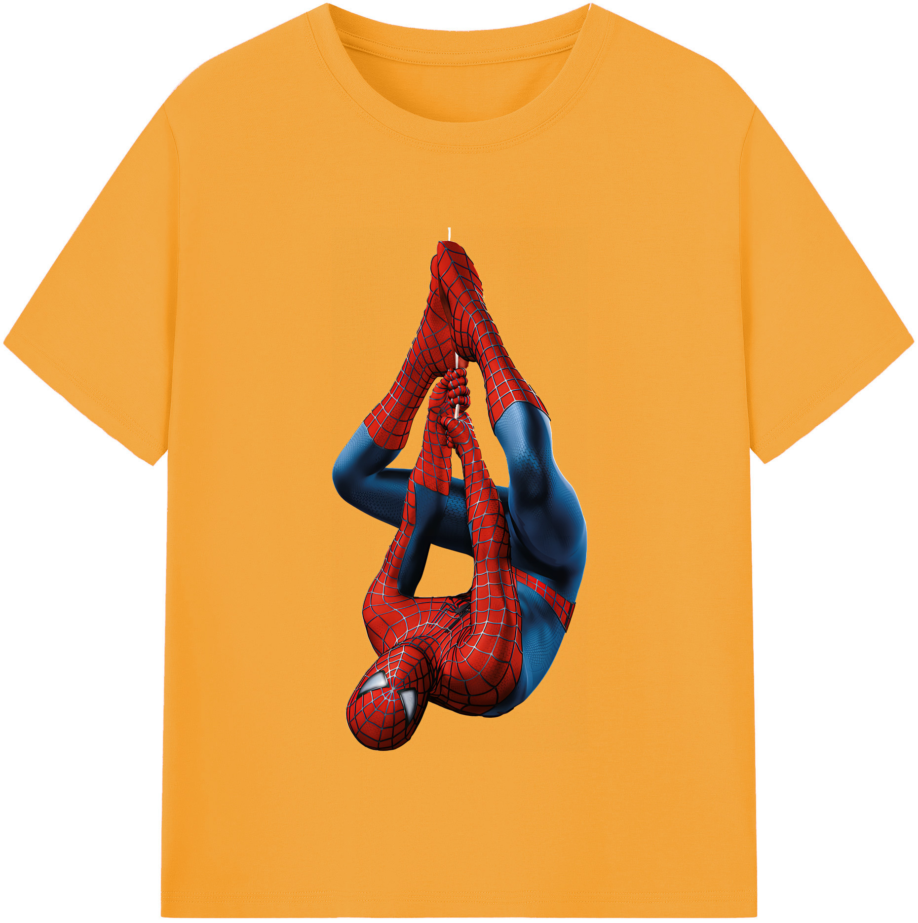 （画像用） Spider Man スパイダーマン レディースカジュアルプリントTシャツ（綿100％）