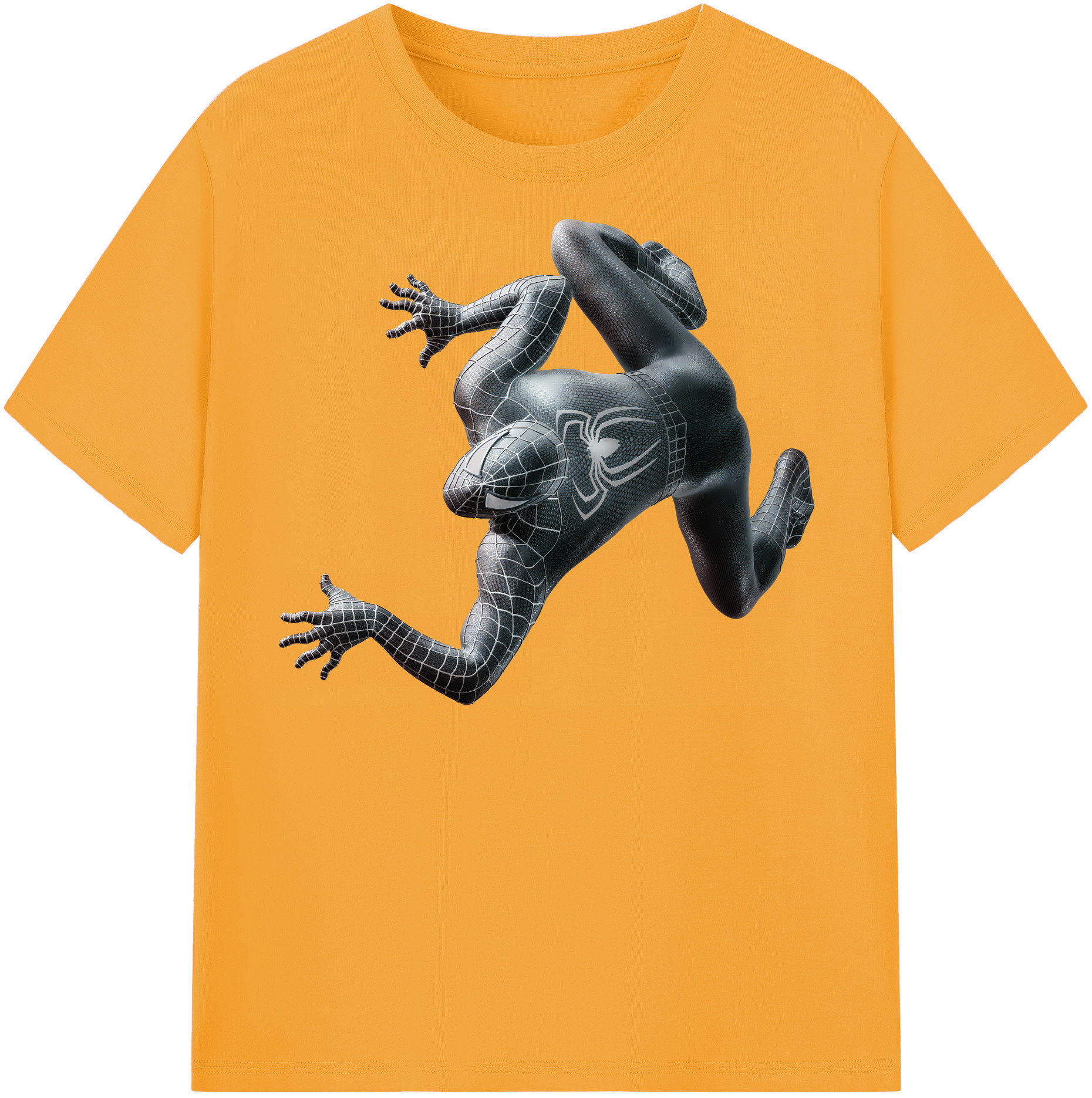 （画像用） Spider Man スパイダーマン レディースカジュアルプリントTシャツ（綿100％）