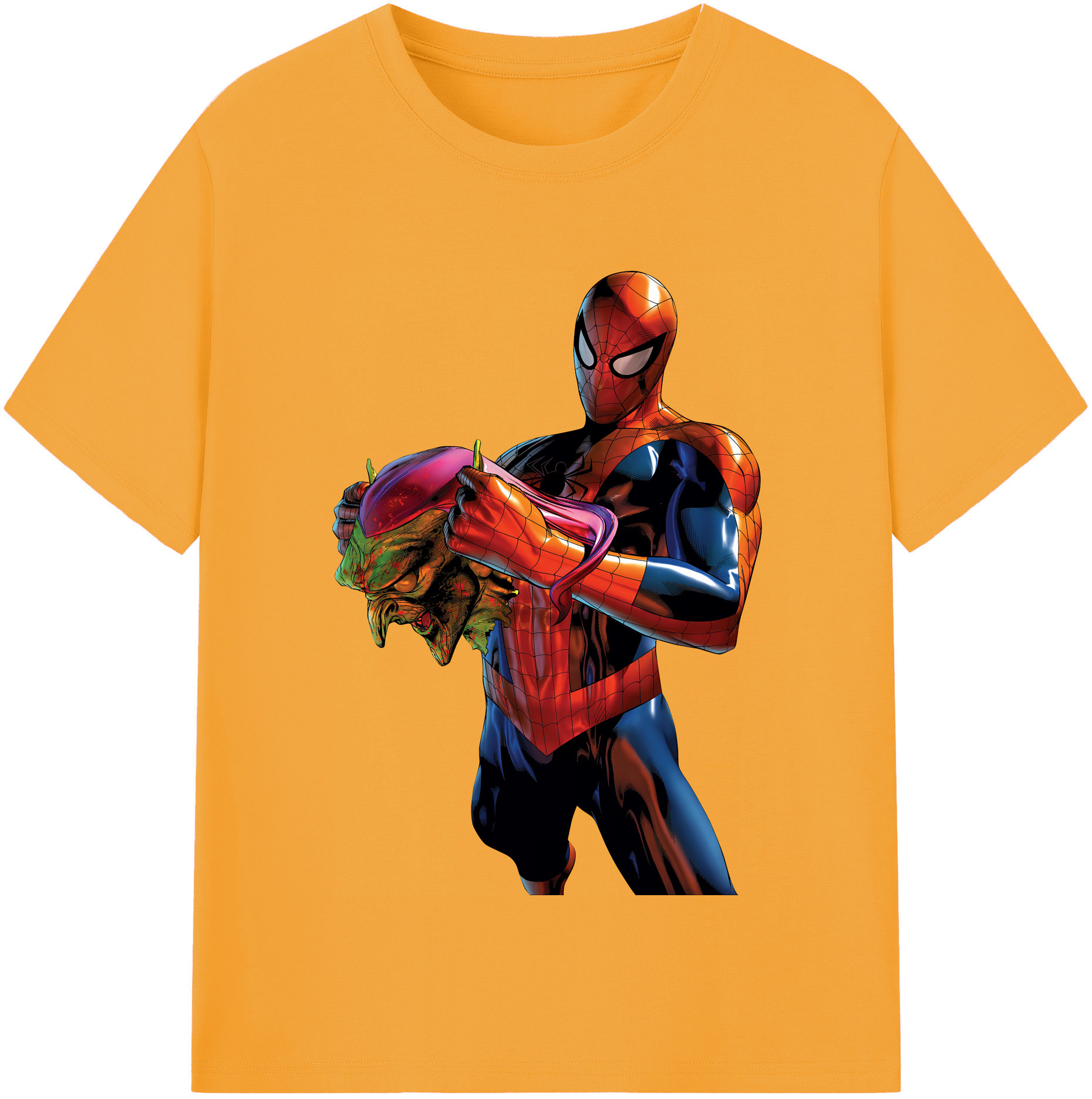 （画像用） Spider Man スパイダーマン レディースカジュアルプリントTシャツ（綿100％）