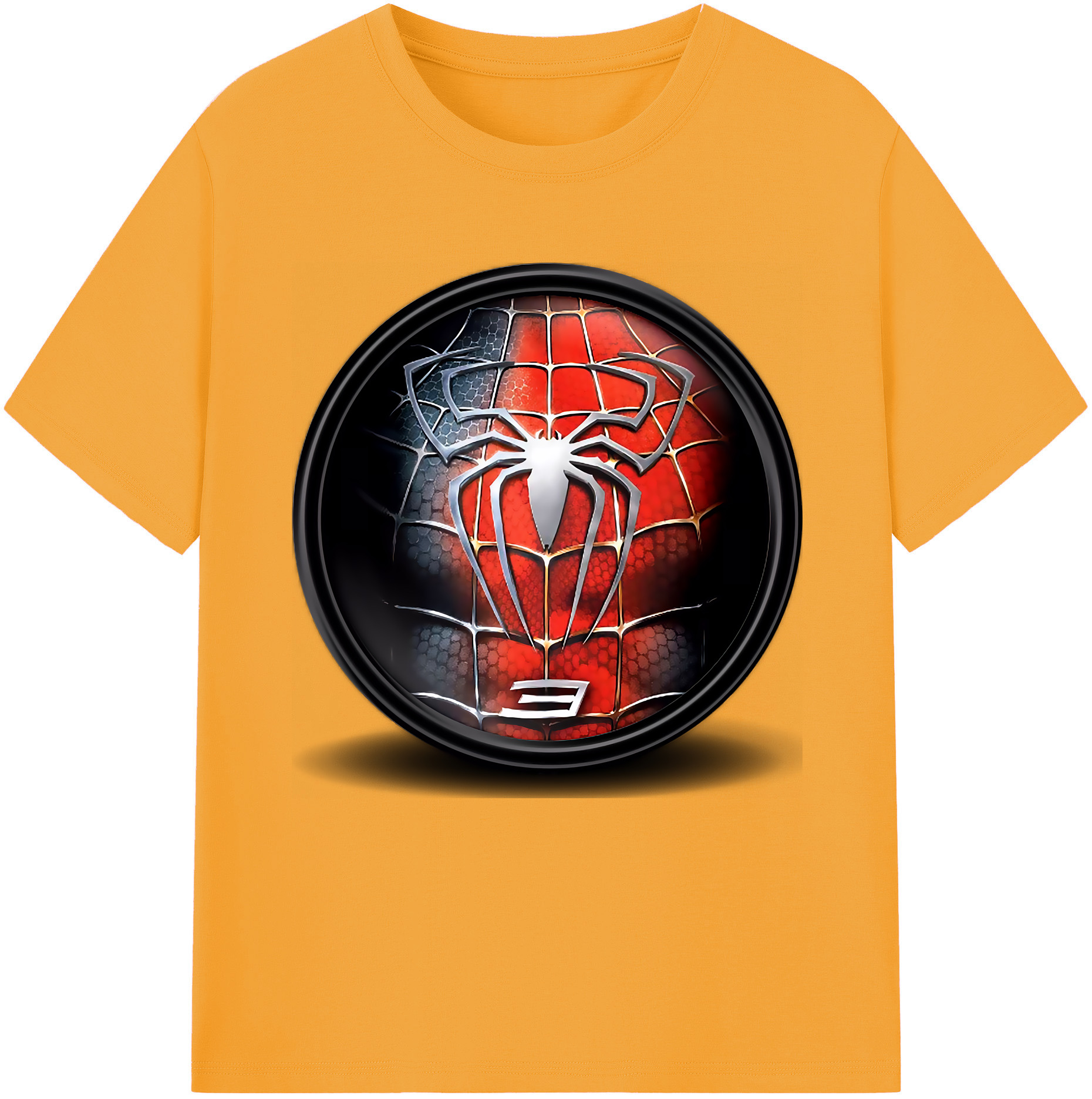 （画像用） Spider Man スパイダーマン レディースカジュアルプリントTシャツ（綿100％）