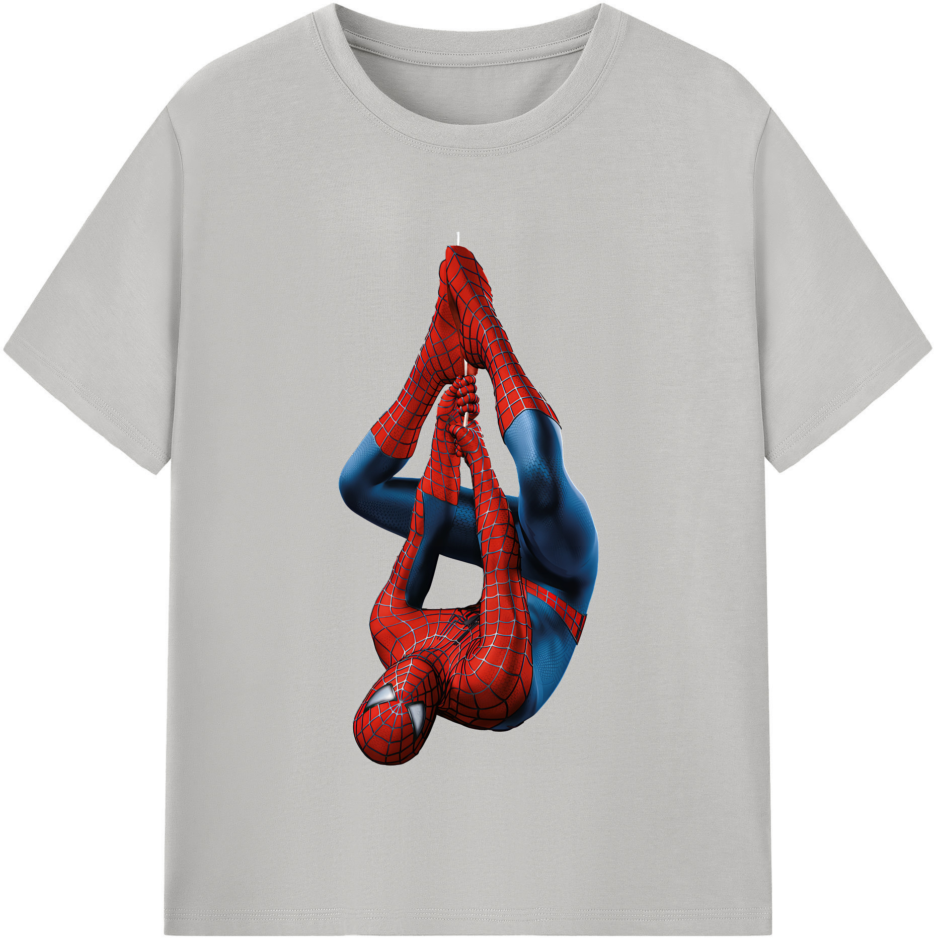 （画像用） Spider Man スパイダーマン レディースカジュアルプリントTシャツ（綿100％）