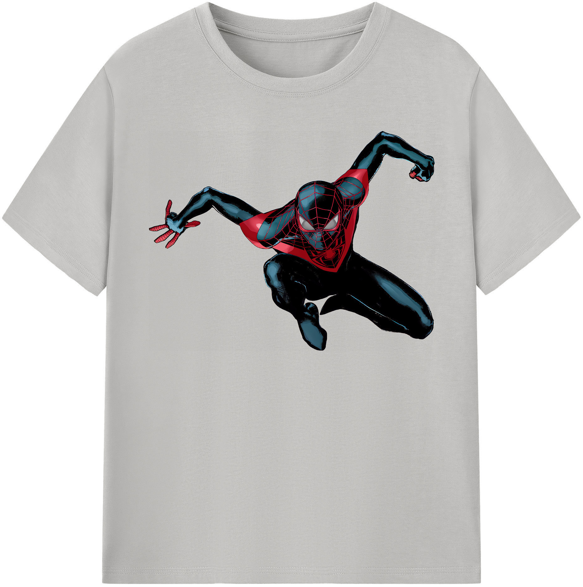 （画像用） Spider Man スパイダーマン レディースカジュアルプリントTシャツ（綿100％）