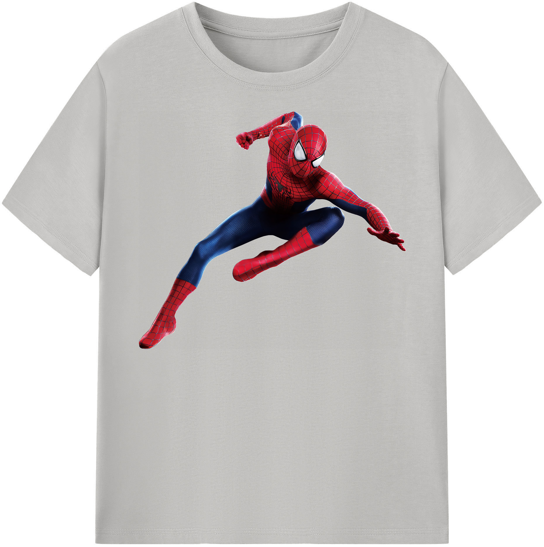 （画像用） Spider Man スパイダーマン レディースカジュアルプリントTシャツ（綿100％）
