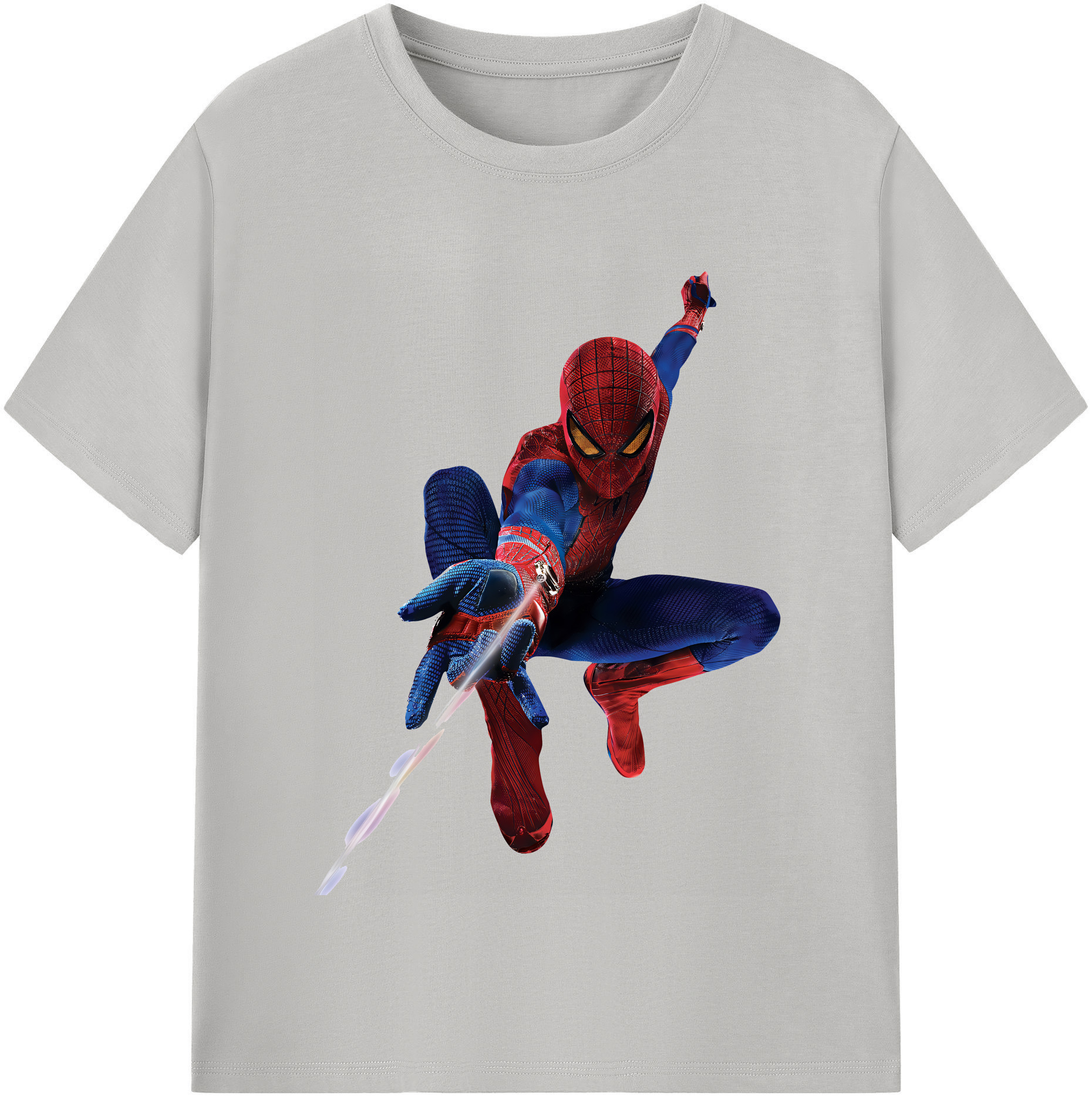 （画像用） Spider Man スパイダーマン レディースカジュアルプリントTシャツ（綿100％）