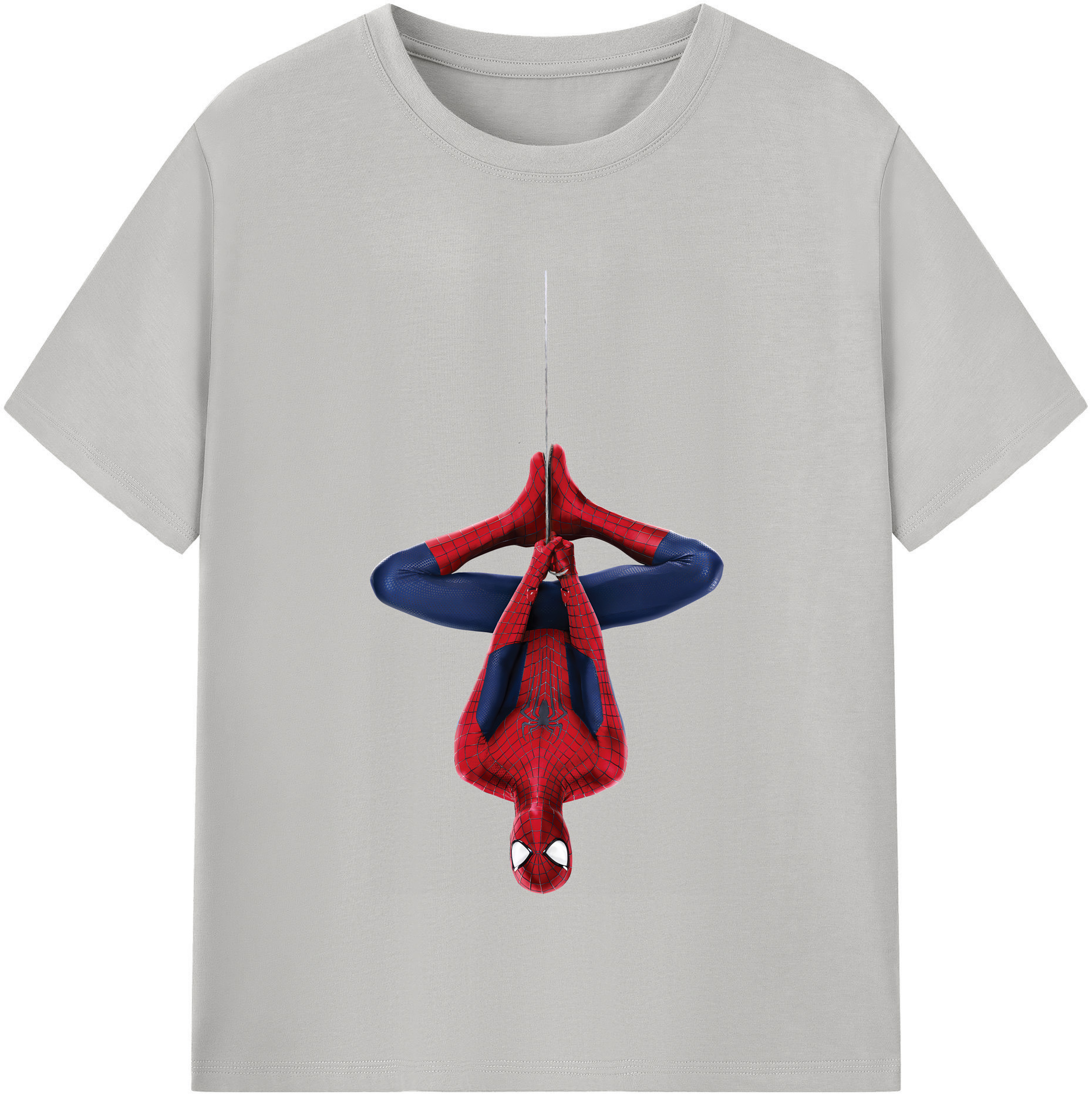 （画像用） Spider Man スパイダーマン レディースカジュアルプリントTシャツ（綿100％）