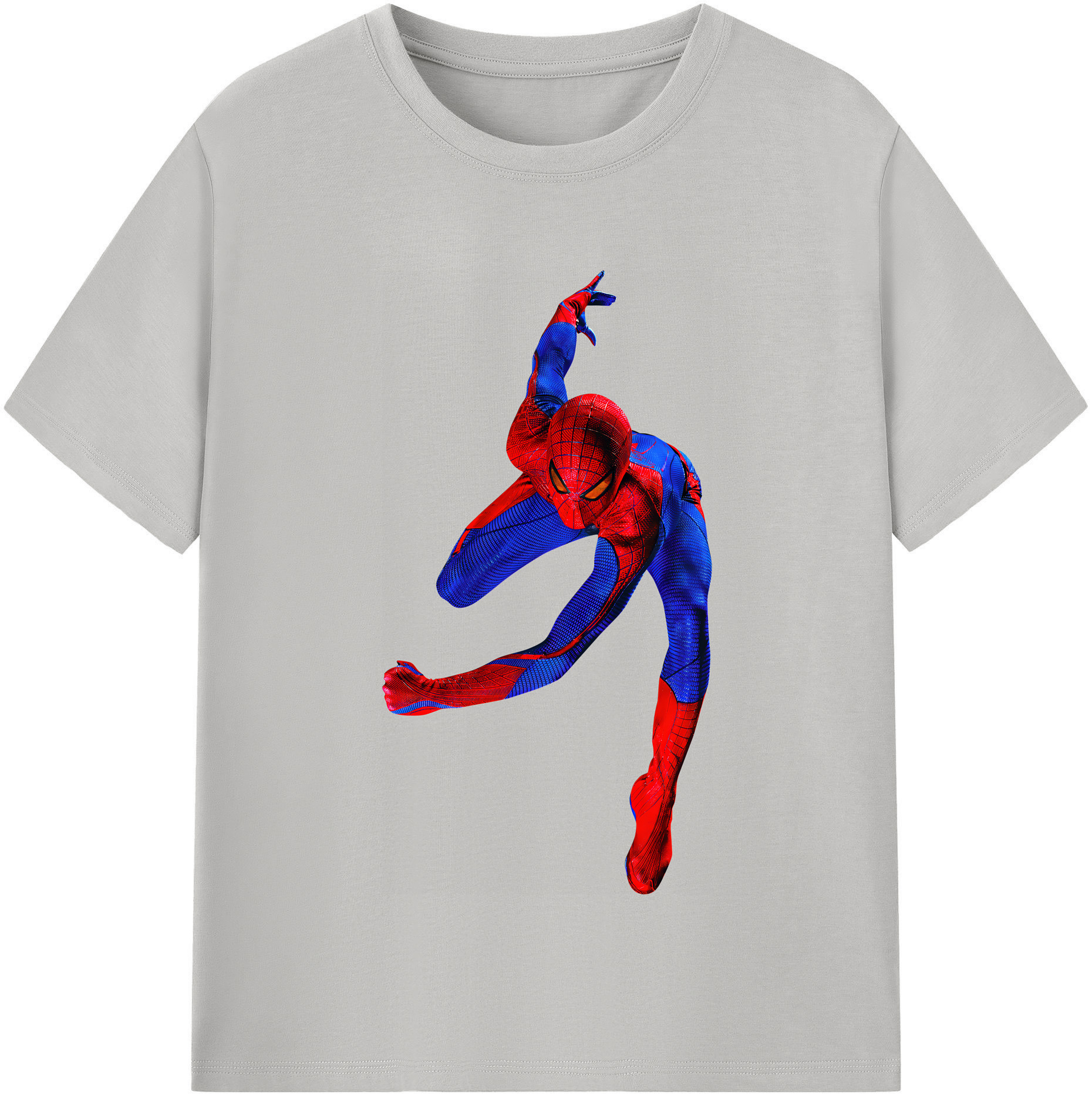 （画像用） Spider Man スパイダーマン レディースカジュアルプリントTシャツ（綿100％）
