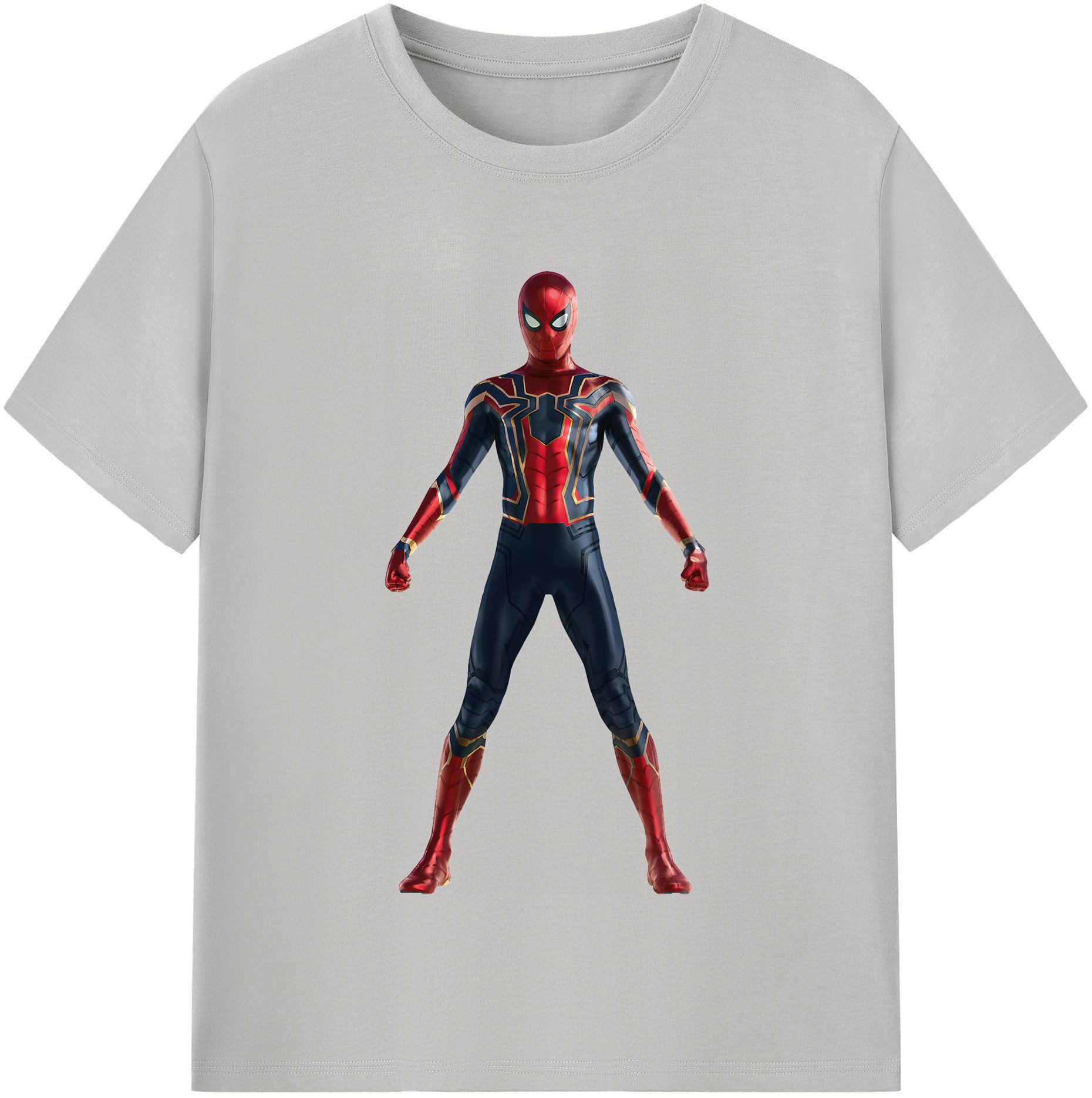（画像用） Spider Man スパイダーマン レディースカジュアルプリントTシャツ（綿100％）