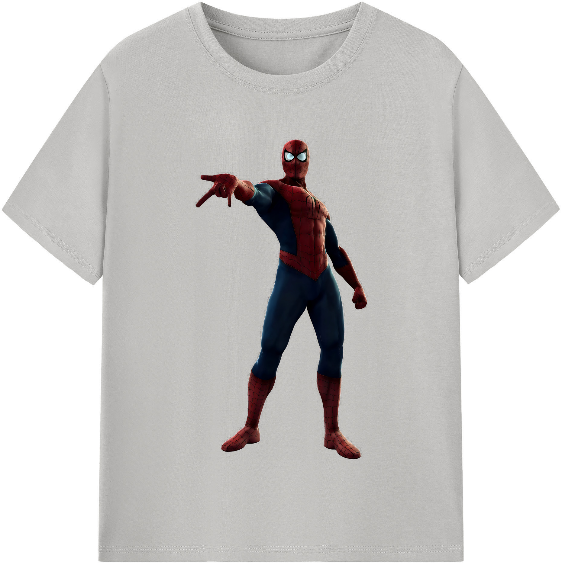 （画像用） Spider Man スパイダーマン レディースカジュアルプリントTシャツ（綿100％）