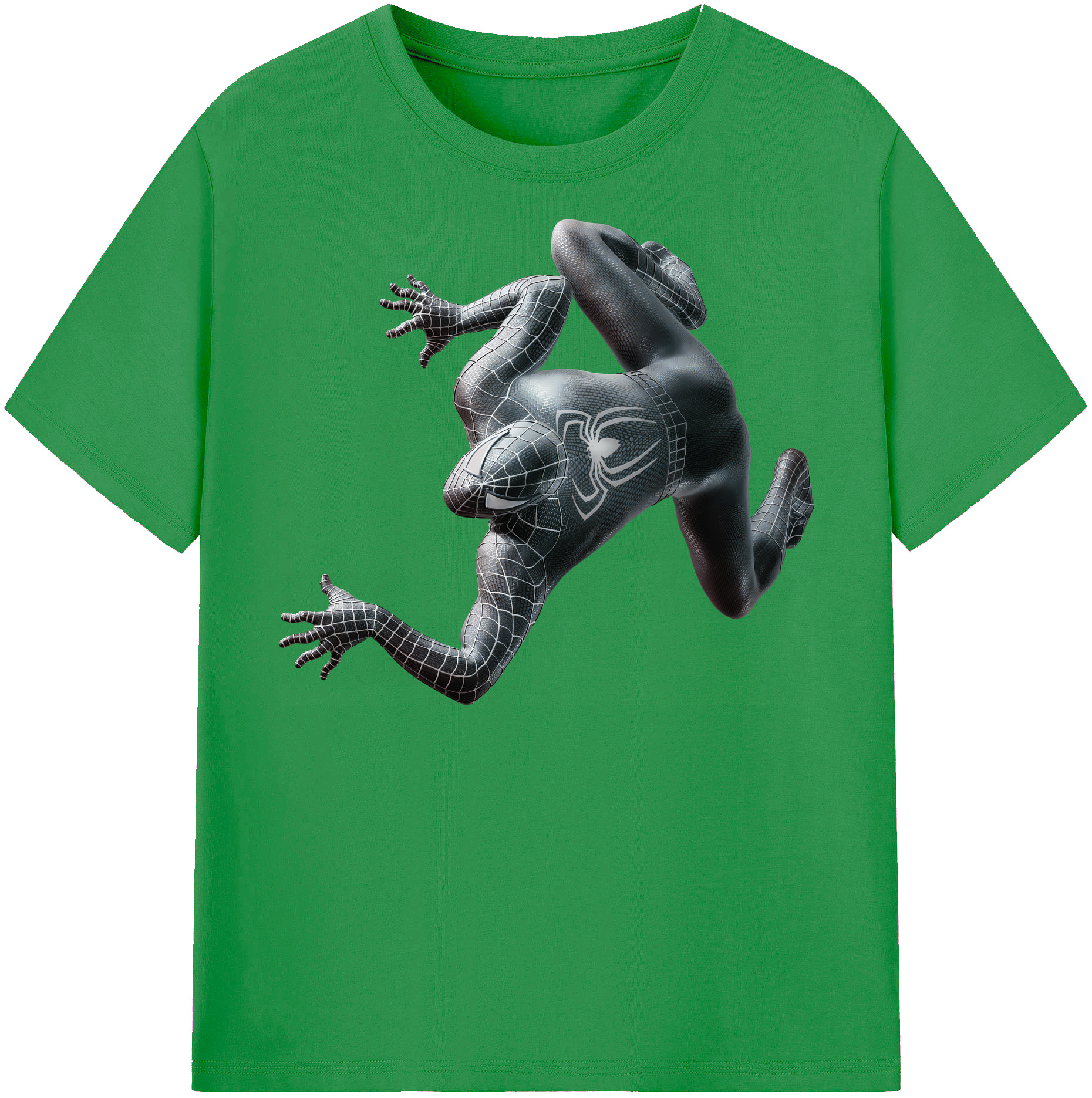 （画像用） Spider Man スパイダーマン レディースカジュアルプリントTシャツ（綿100％）