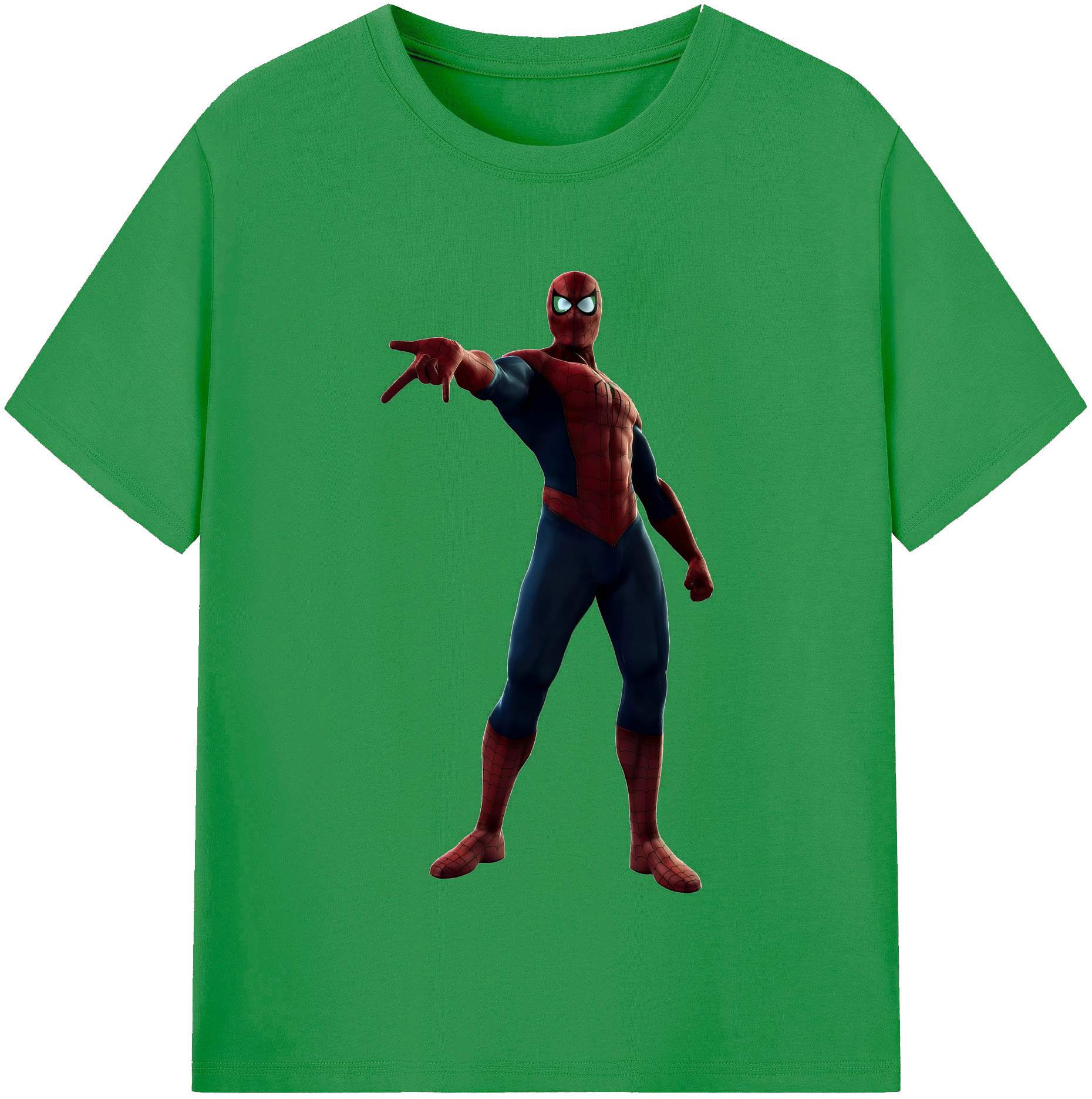 （画像用） Spider Man スパイダーマン レディースカジュアルプリントTシャツ（綿100％）