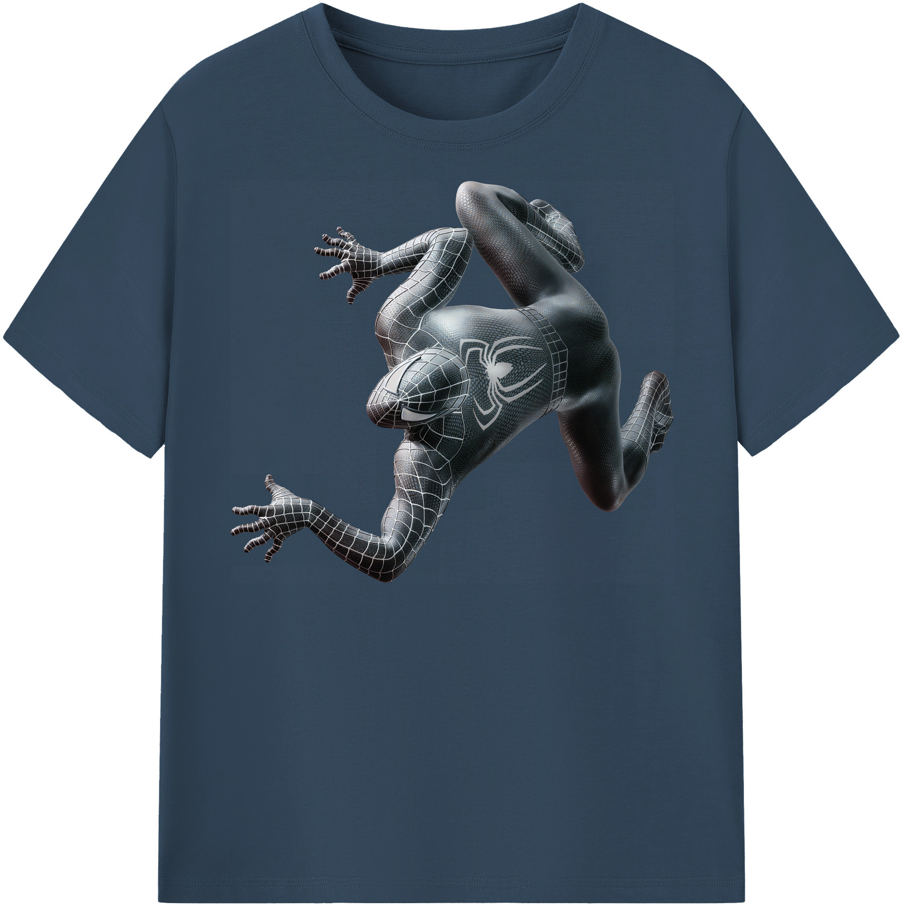 （画像用） Spider Man スパイダーマン レディースカジュアルプリントTシャツ（綿100％）