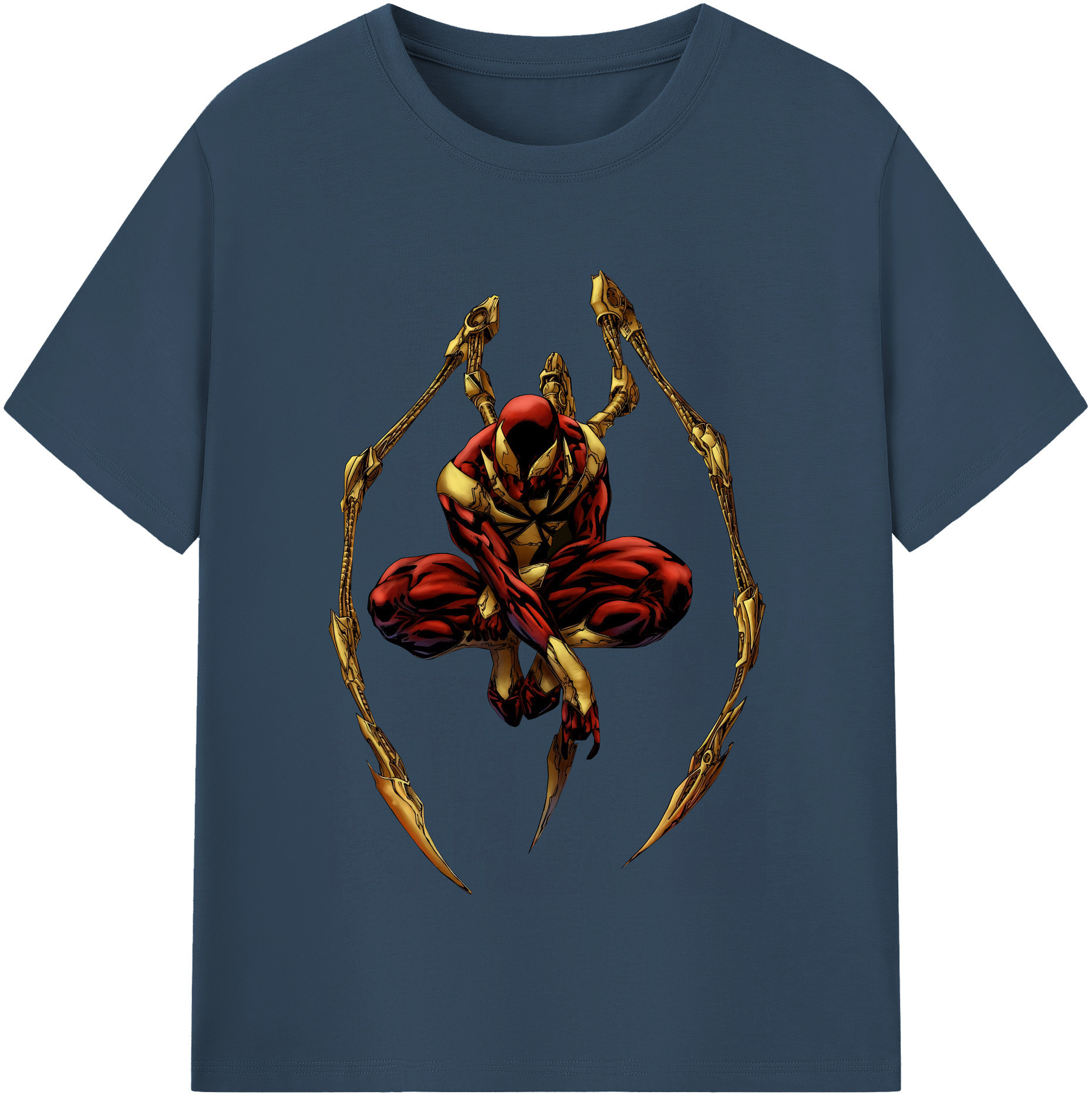 （画像用） Spider Man スパイダーマン レディースカジュアルプリントTシャツ（綿100％）
