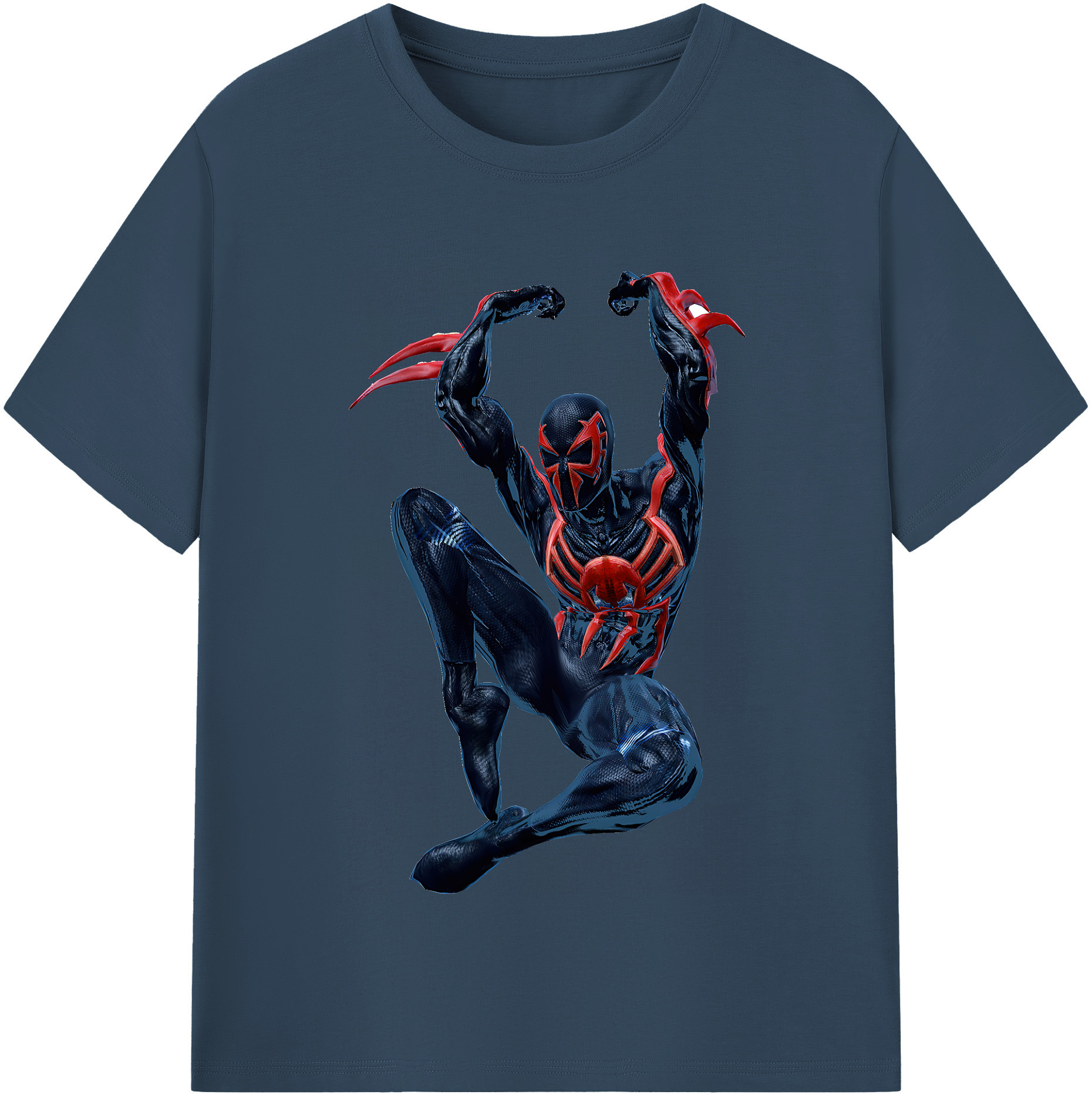 （画像用） Spider Man スパイダーマン レディースカジュアルプリントTシャツ（綿100％）