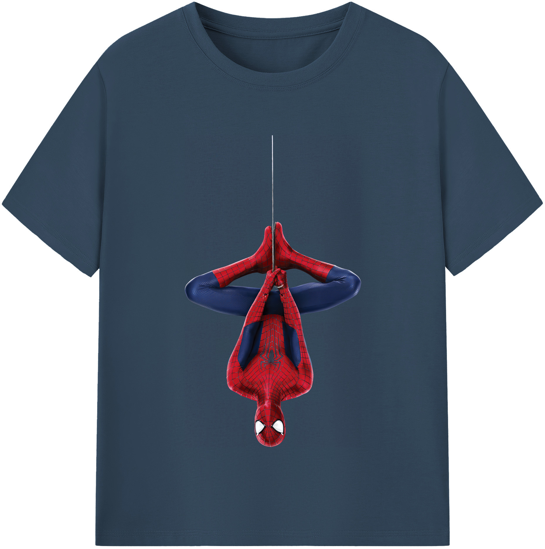 （画像用） Spider Man スパイダーマン レディースカジュアルプリントTシャツ（綿100％）