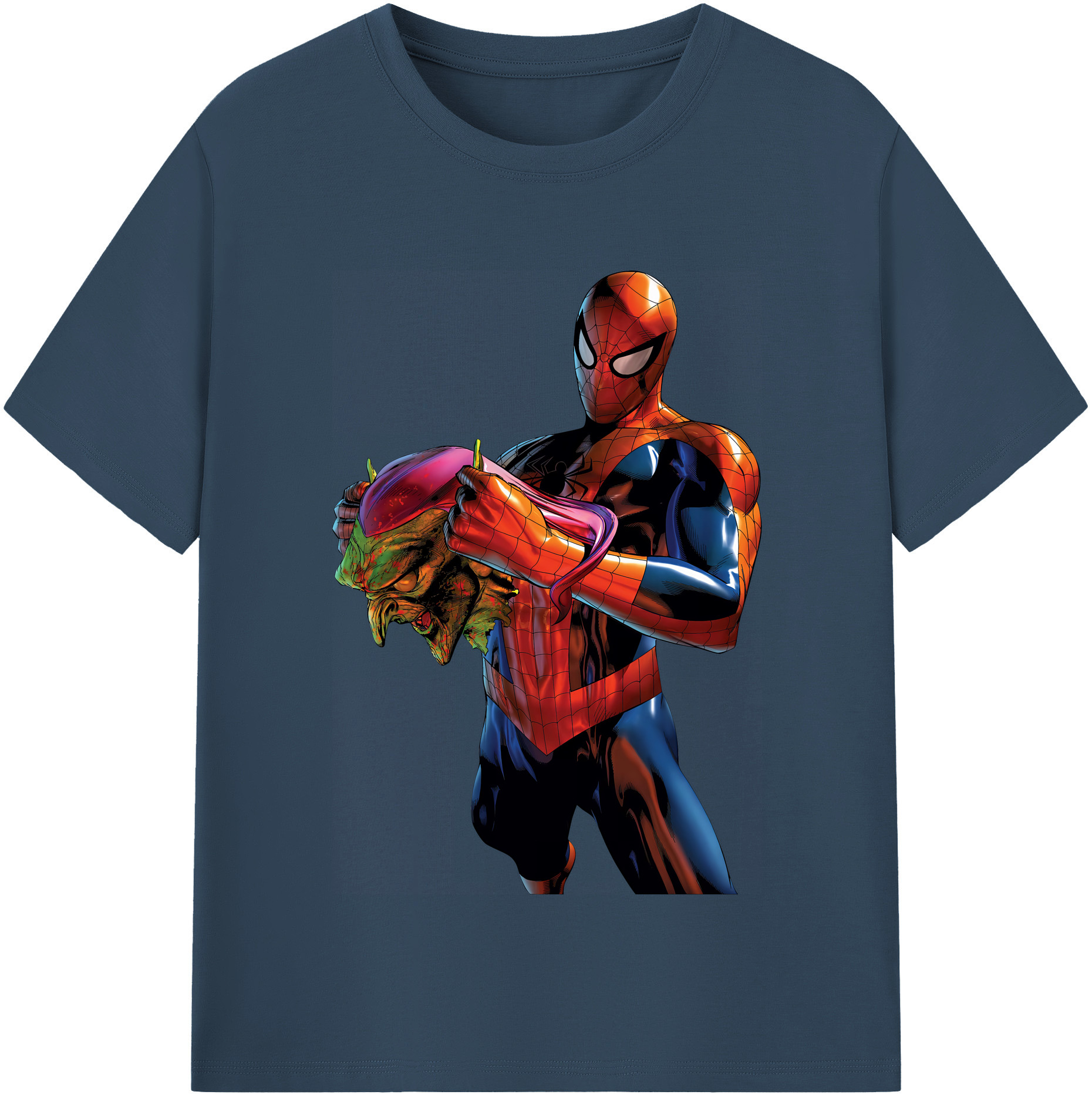 （画像用） Spider Man スパイダーマン レディースカジュアルプリントTシャツ（綿100％）
