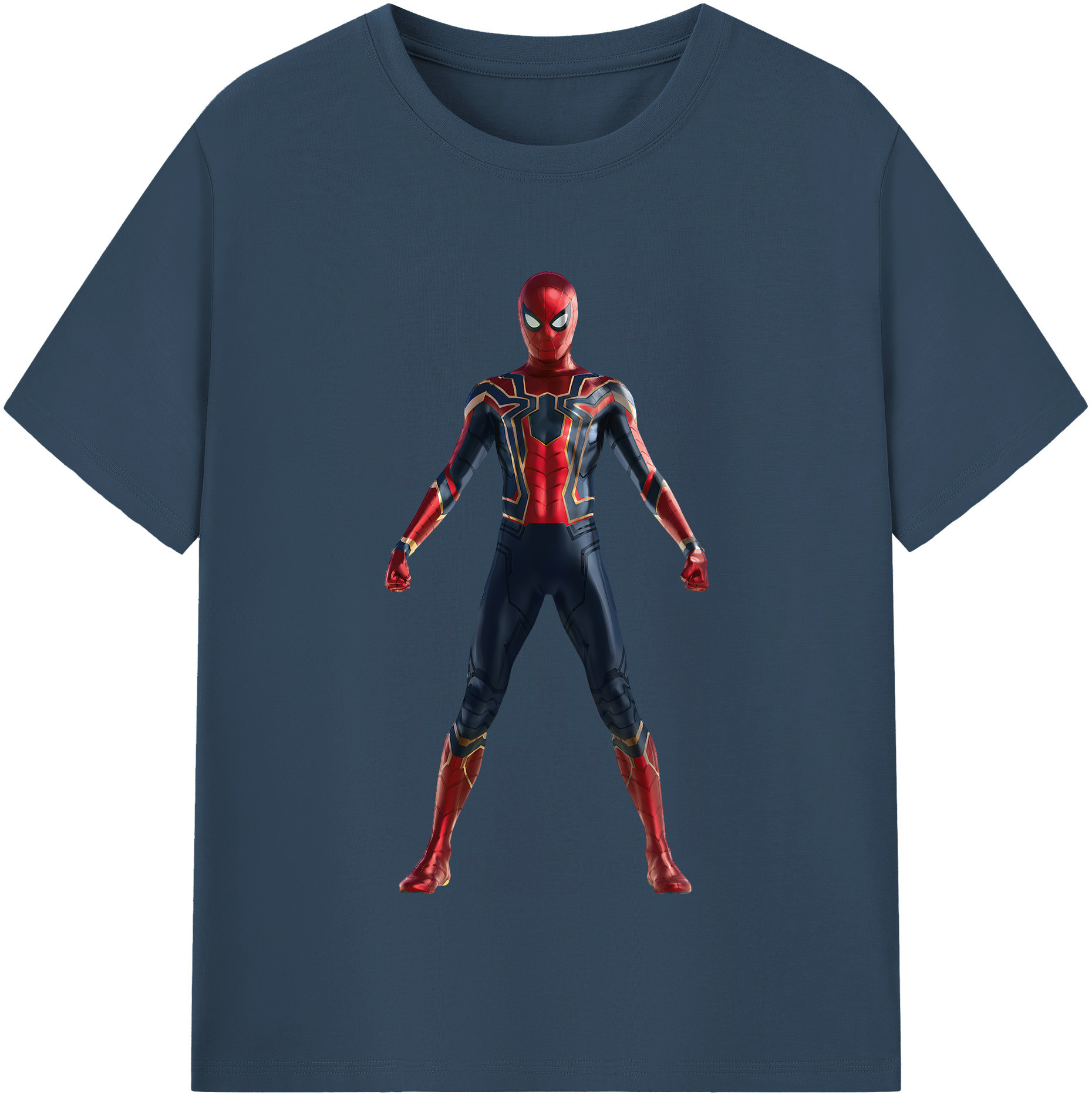 （画像用） Spider Man スパイダーマン レディースカジュアルプリントTシャツ（綿100％）