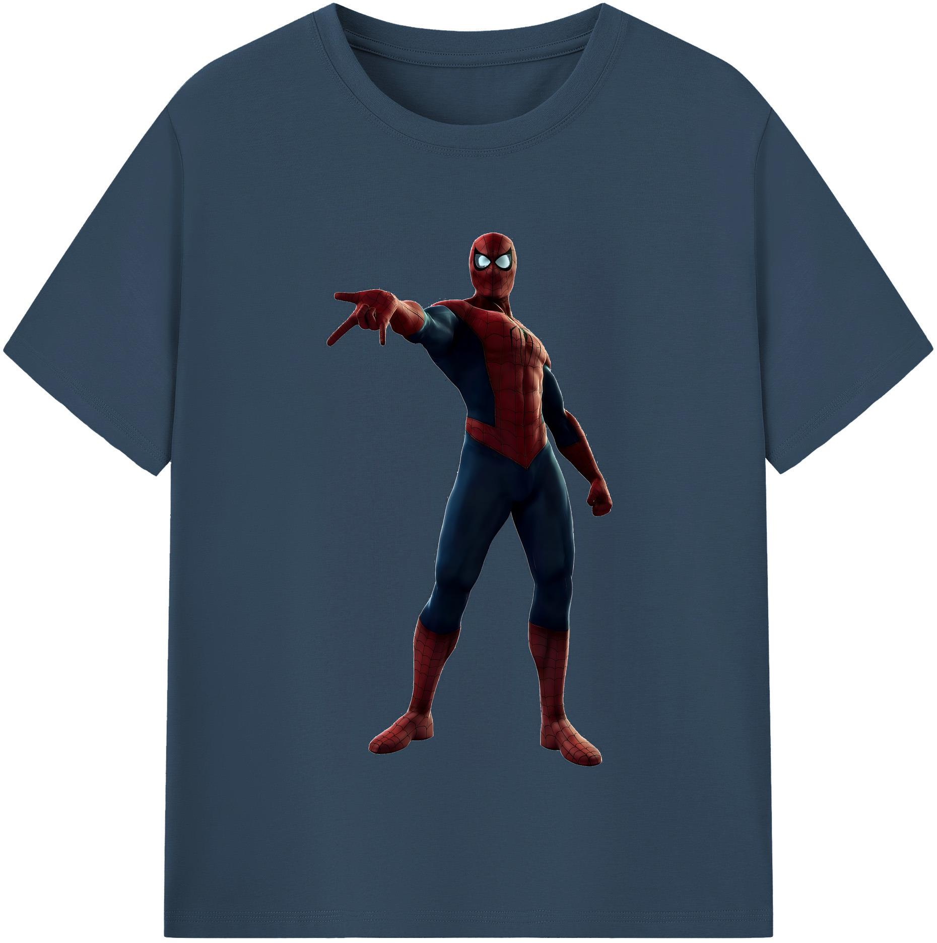 （画像用） Spider Man スパイダーマン レディースカジュアルプリントTシャツ（綿100％）