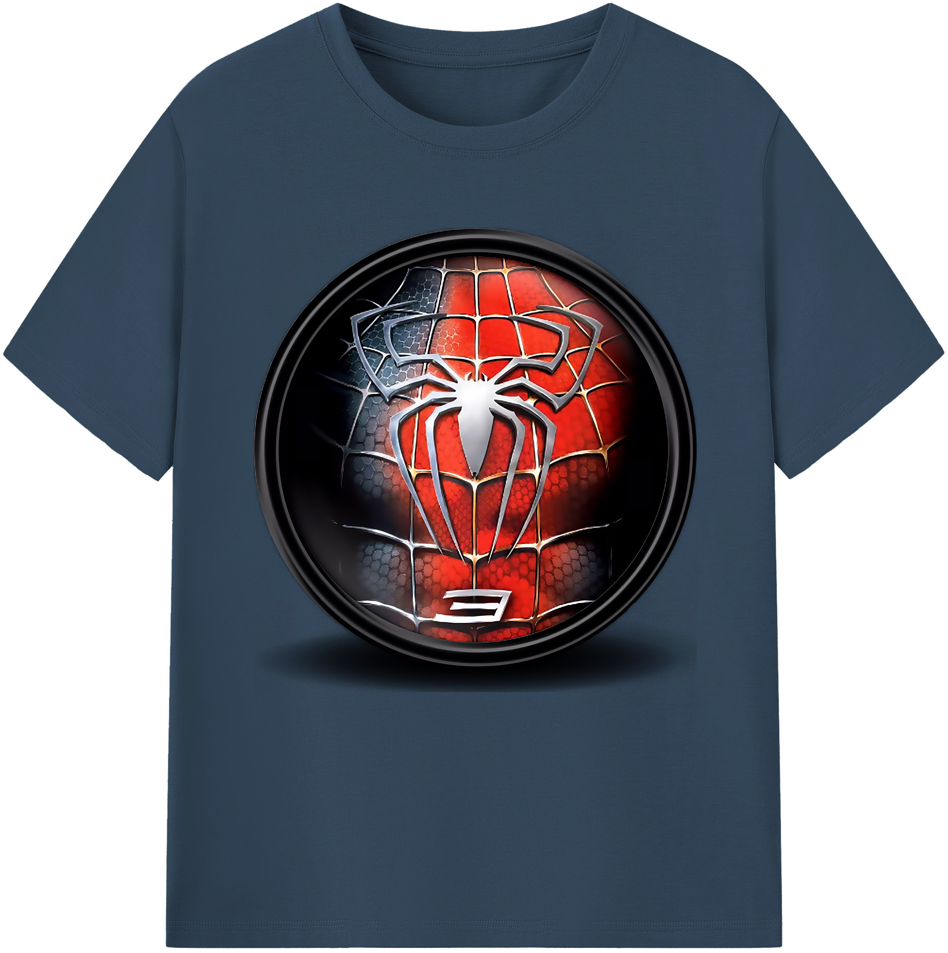 （画像用） Spider Man スパイダーマン レディースカジュアルプリントTシャツ（綿100％）