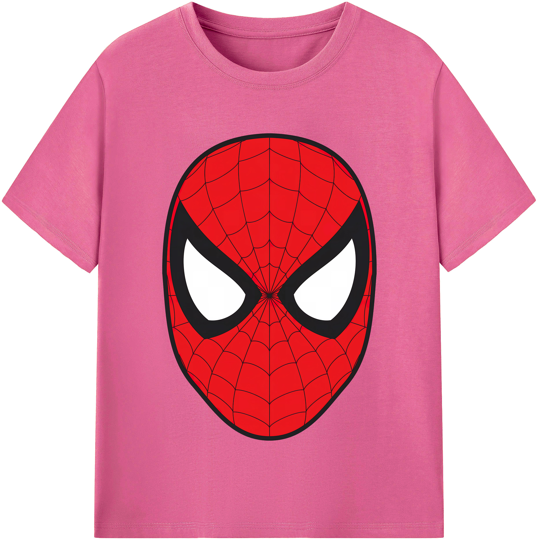 （画像用） Spider Man スパイダーマン レディースカジュアルプリントTシャツ（綿100％）