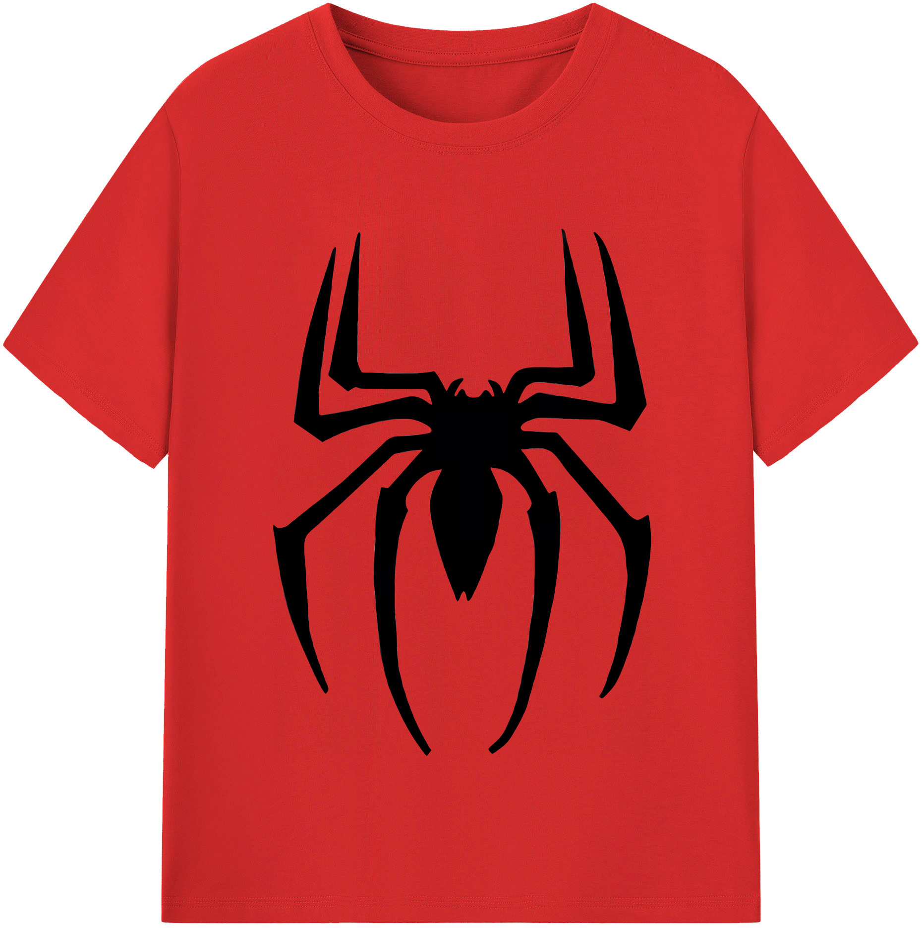 （画像用） Spider Man スパイダーマン レディースカジュアルプリントTシャツ（綿100％）