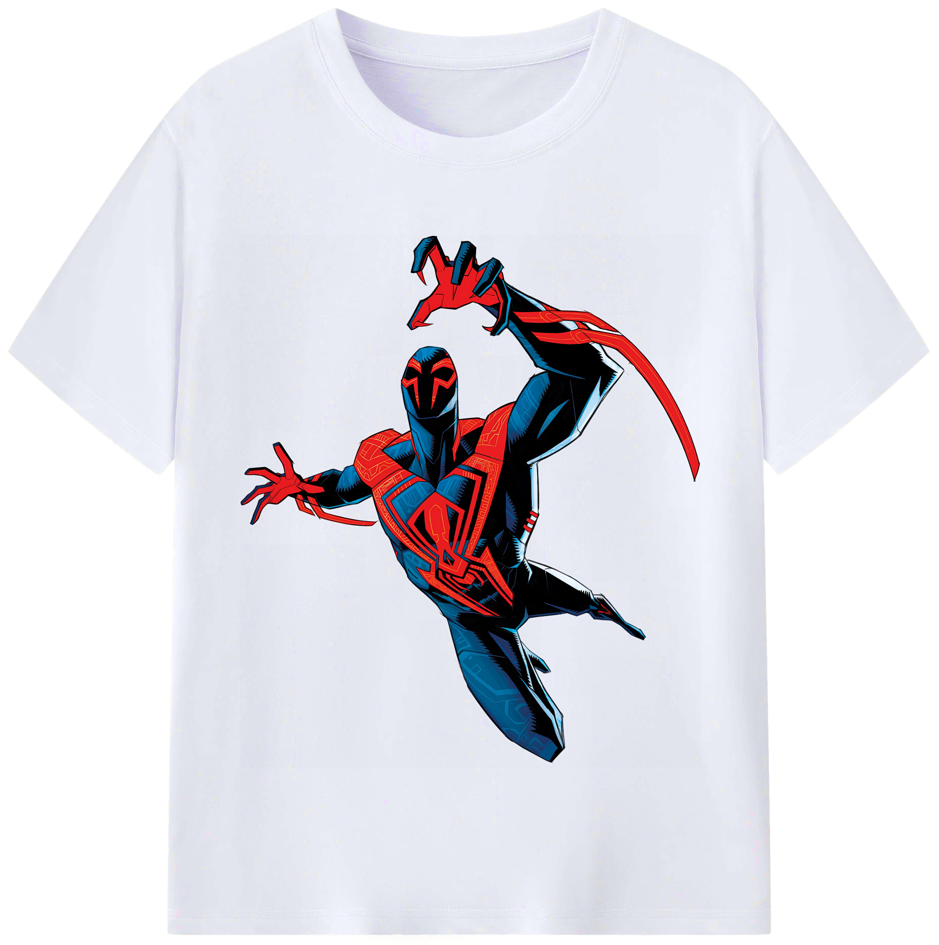 （画像用） Spider Man スパイダーマン レディースカジュアルプリントTシャツ（綿100％）
