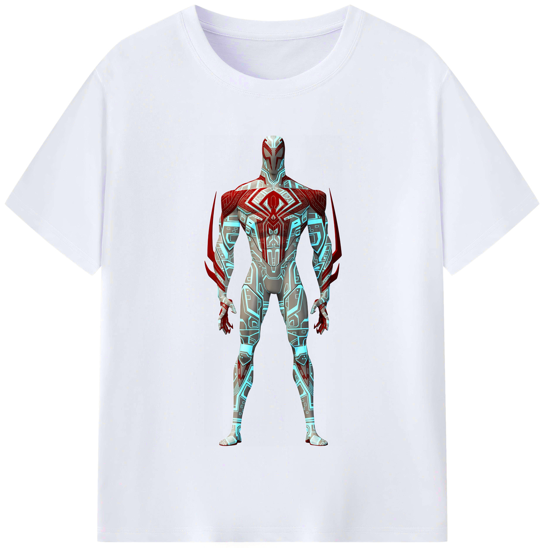 （画像用） Spider Man スパイダーマン レディースカジュアルプリントTシャツ（綿100％）